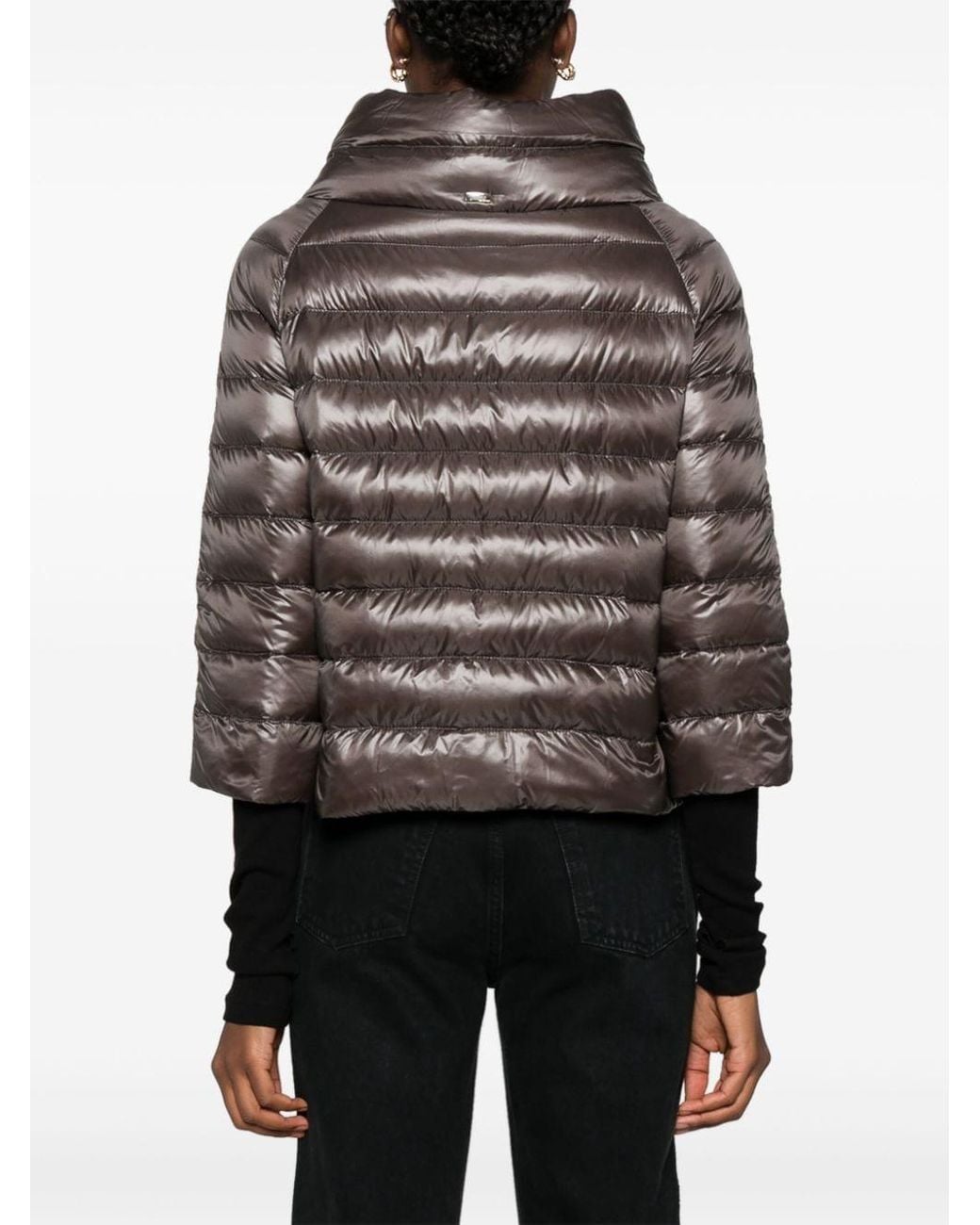 Herno Gray Coats & Jackets
