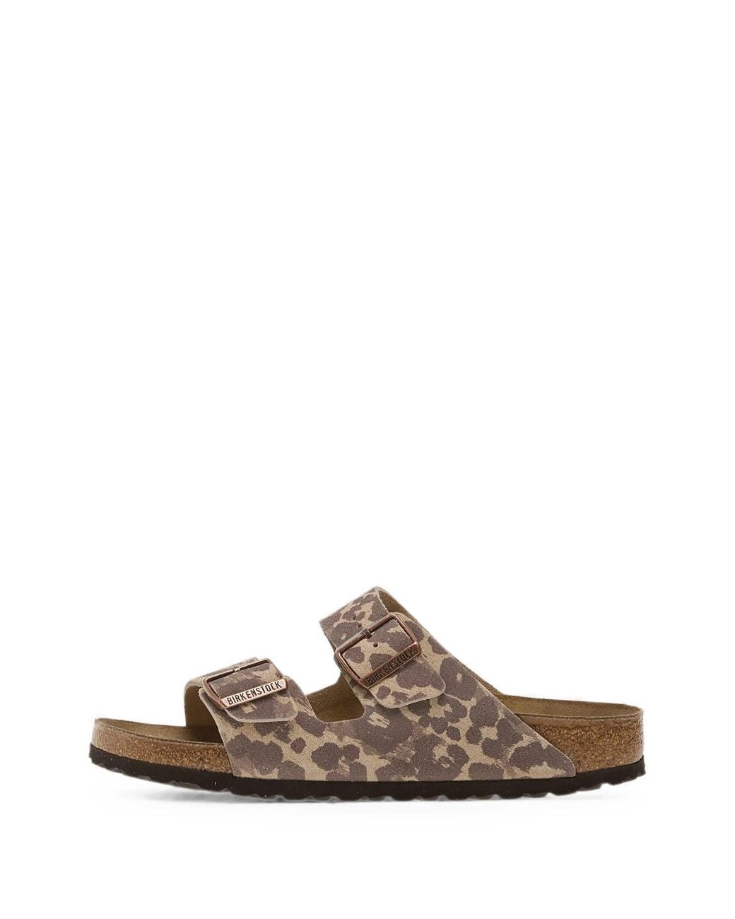 Birkenstock Brown Arizona Leo Sandcastle, Suede Leather