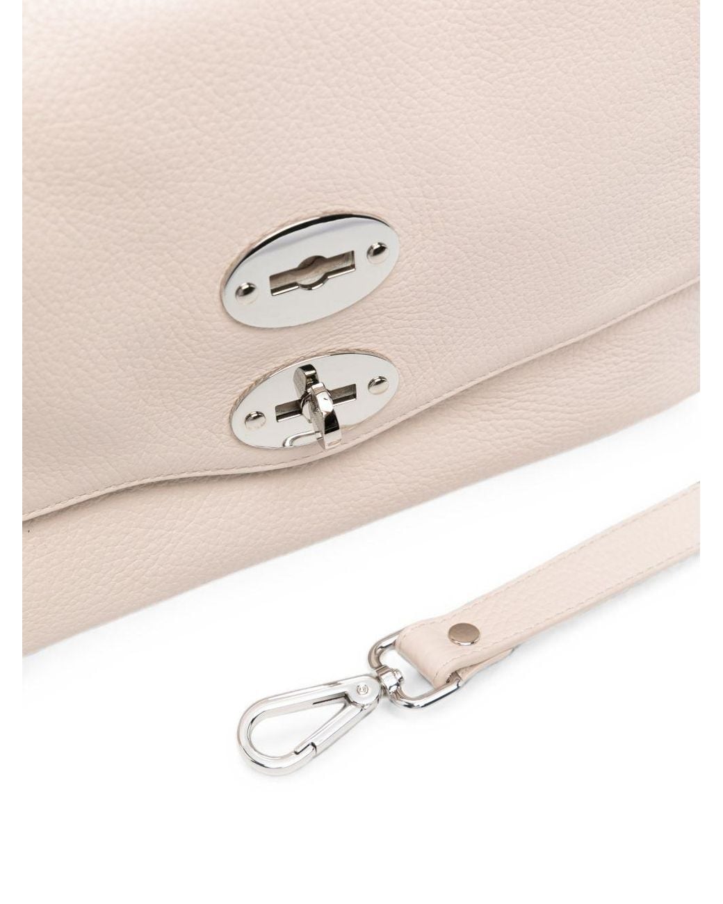 Zanellato Natural Postina Top Handle Bag — Cream