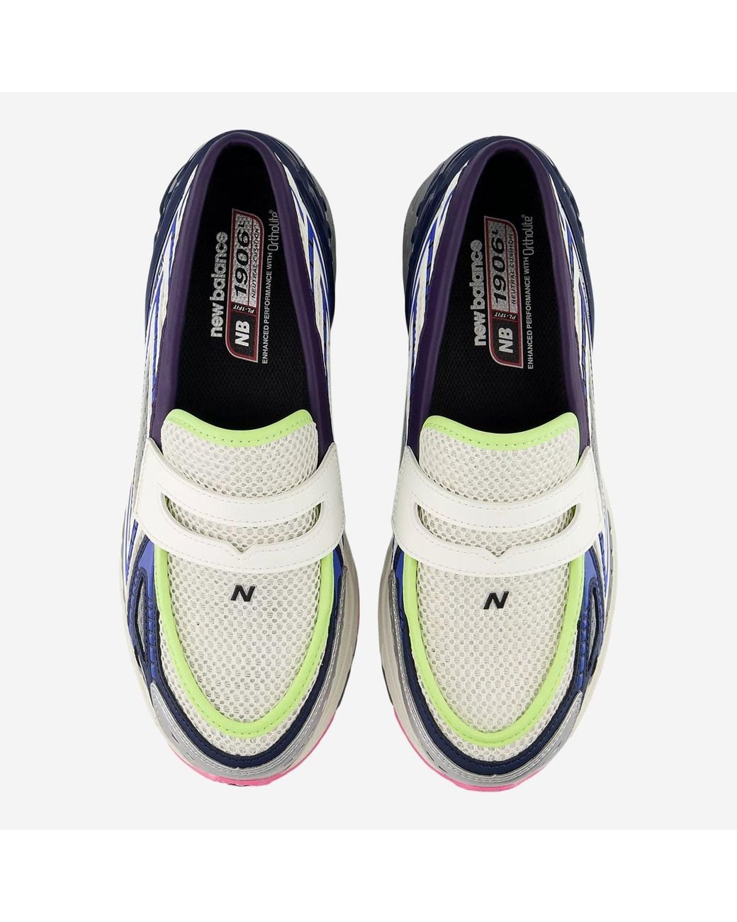 New Balance Blue Sneakers Multi Многоцветный Синтетический/Сетка Trainers