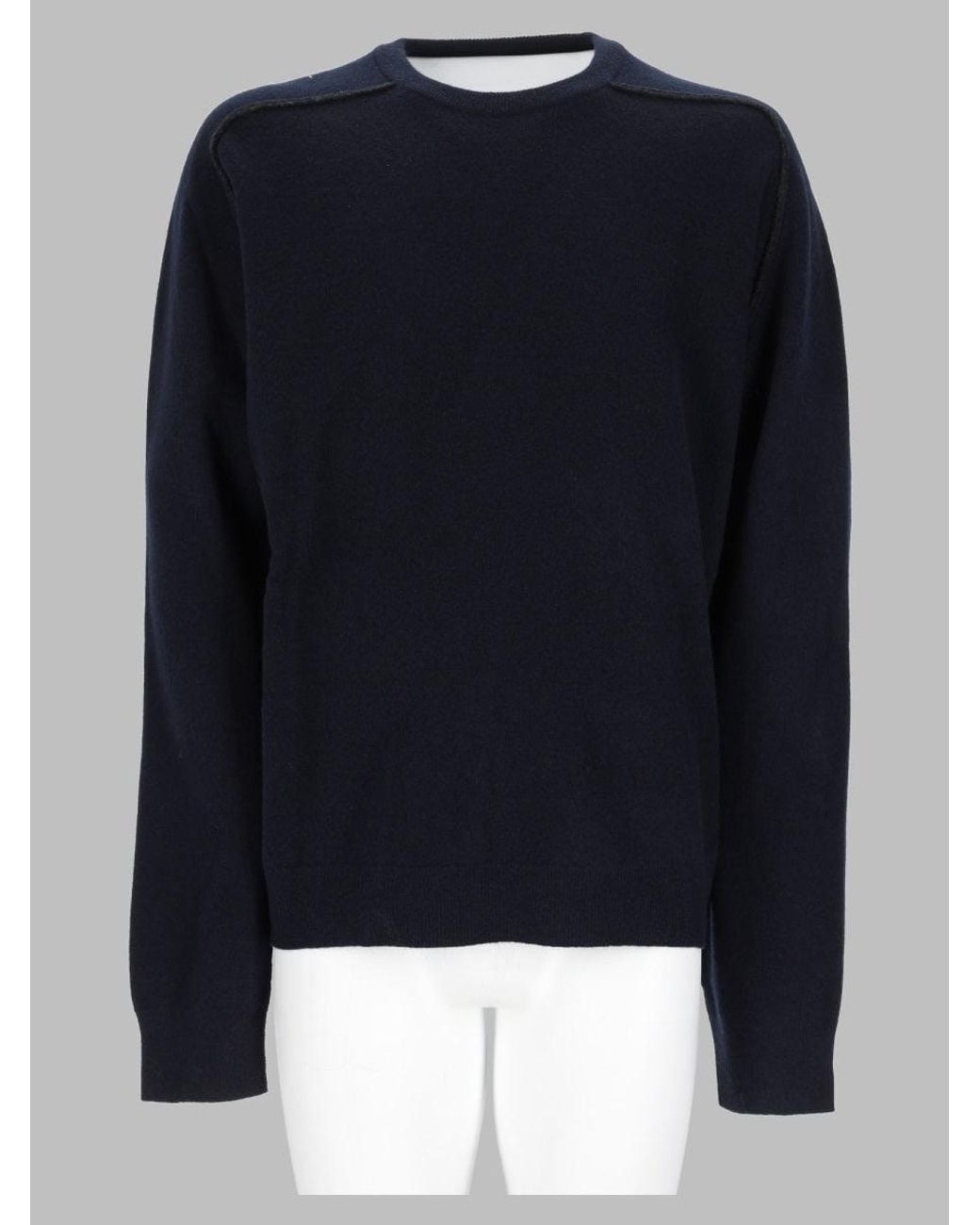 Maison Margiela Blue Maglia for men