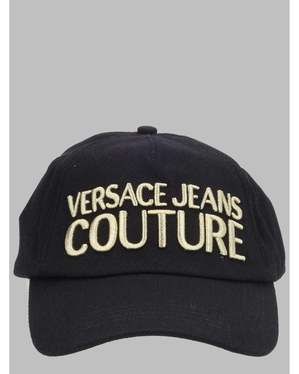Versace Jeans Couture Black 100% Cotton Hat