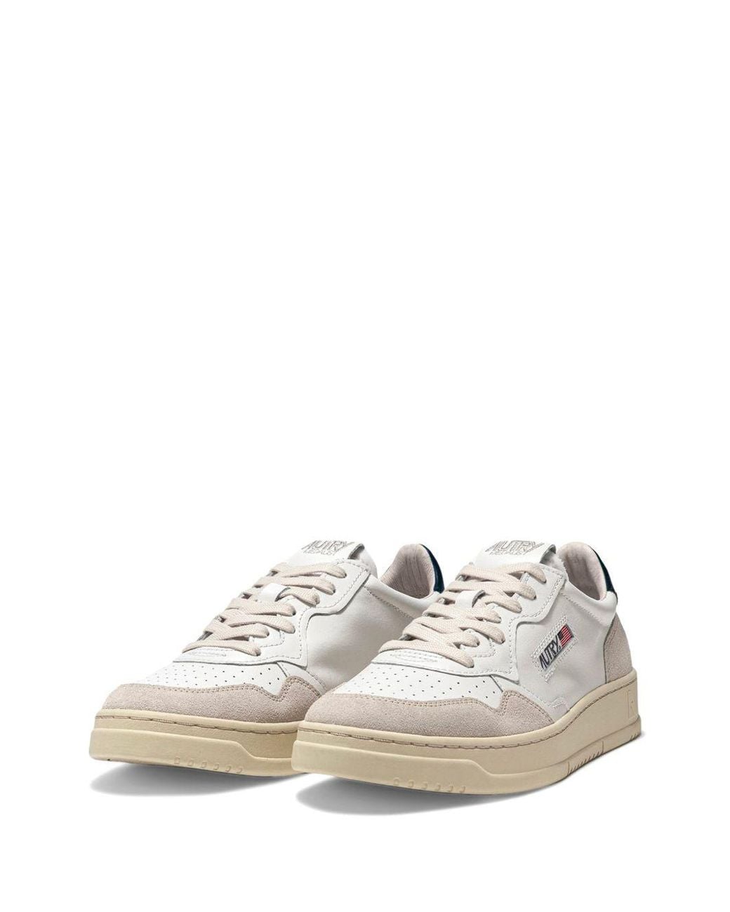Autry White Medialist Low Sneakers