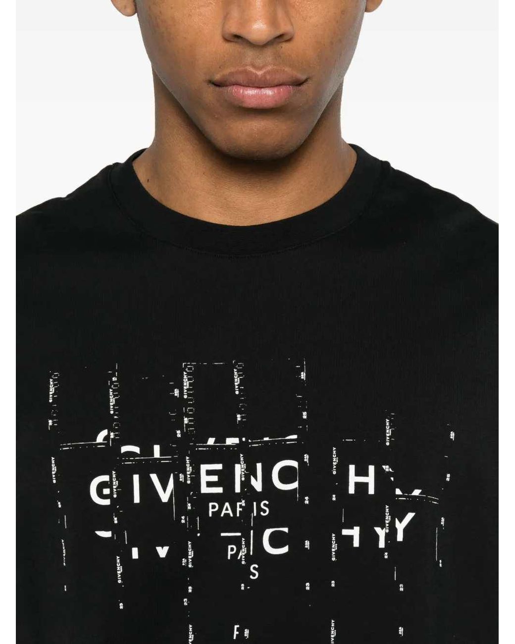 Givenchy Bedrukt T-shirt in het Black