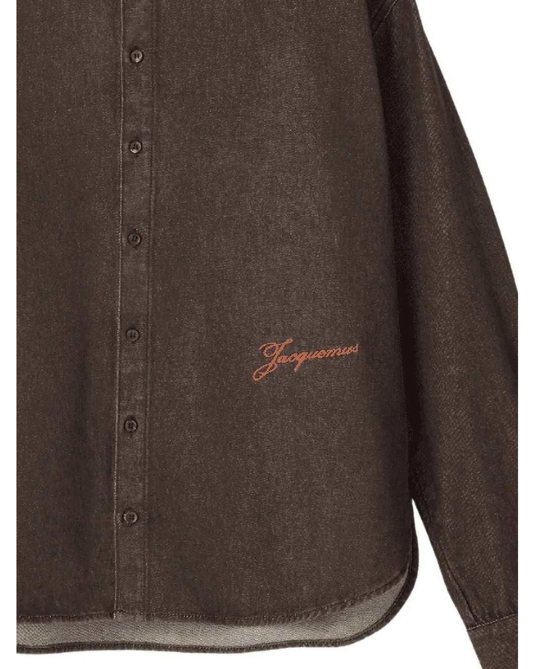 Jacquemus Brown Simon Denim Shirt