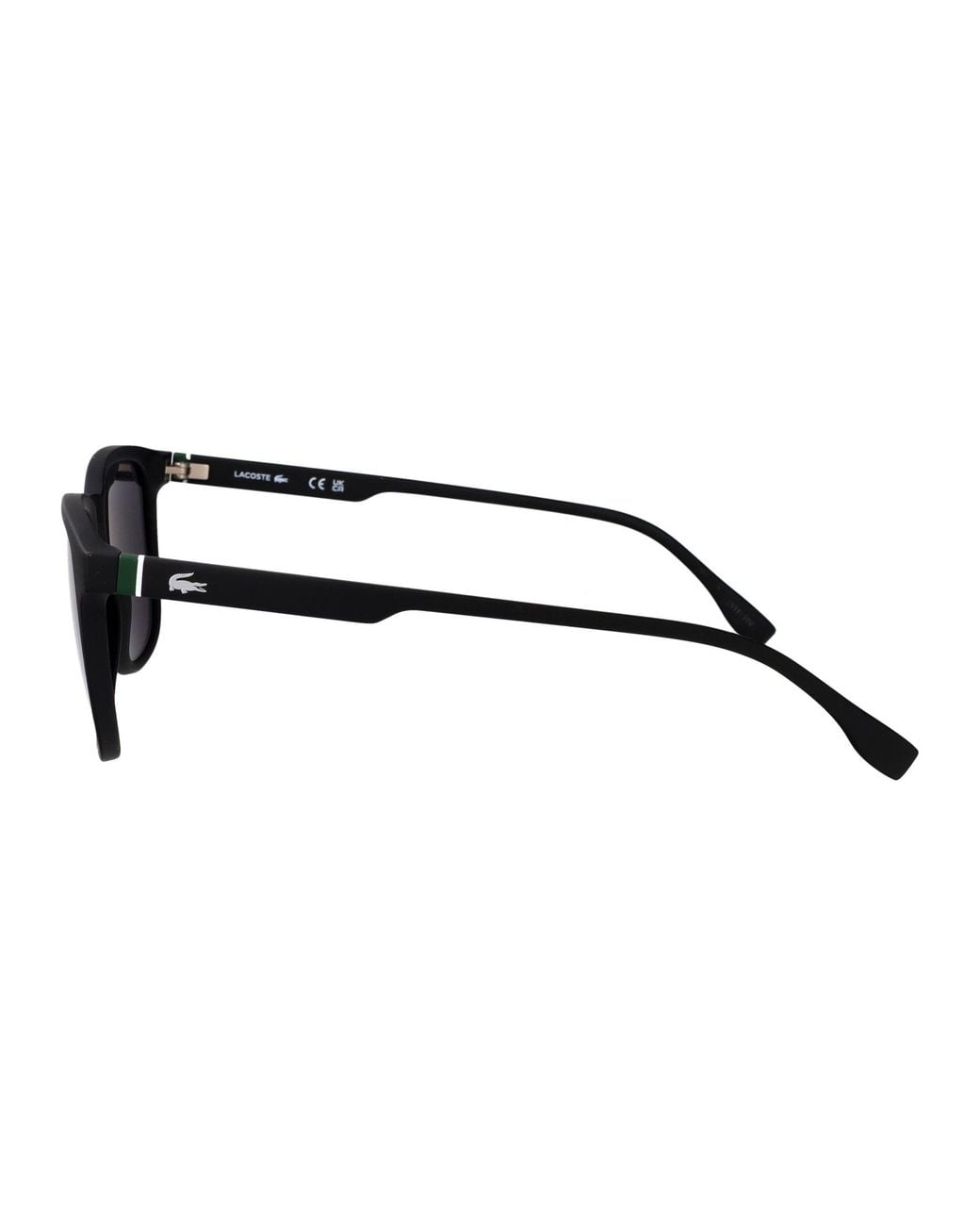 Lacoste Black Rectangular Sunglasses L6029 Sn 2