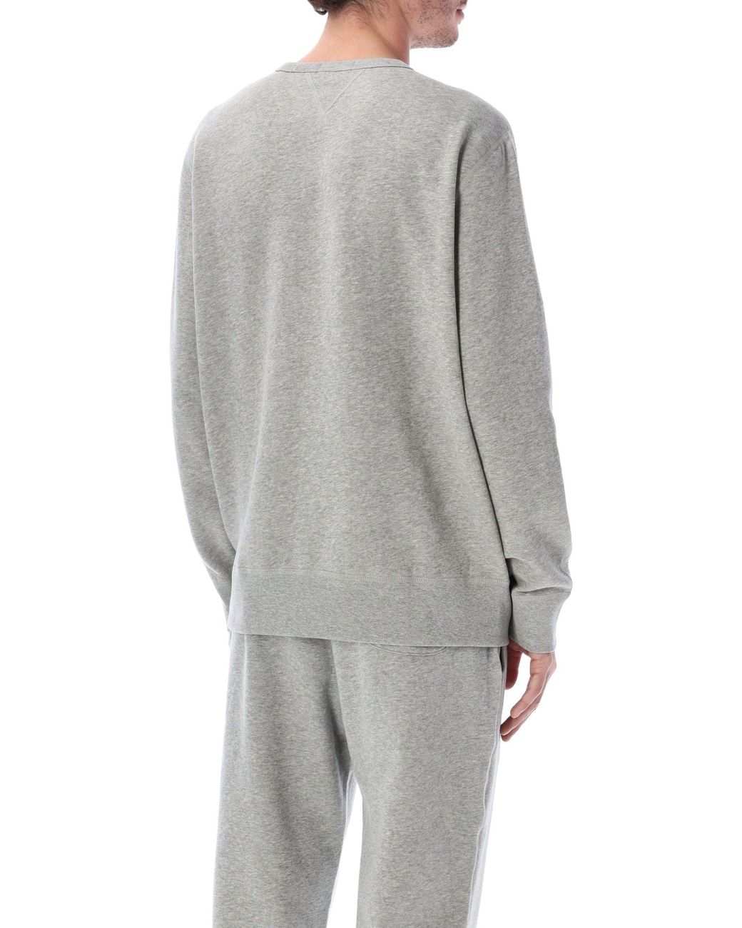 Polo Ralph Lauren Gray Cotton-Blend Crewneck Sweatshirt for men
