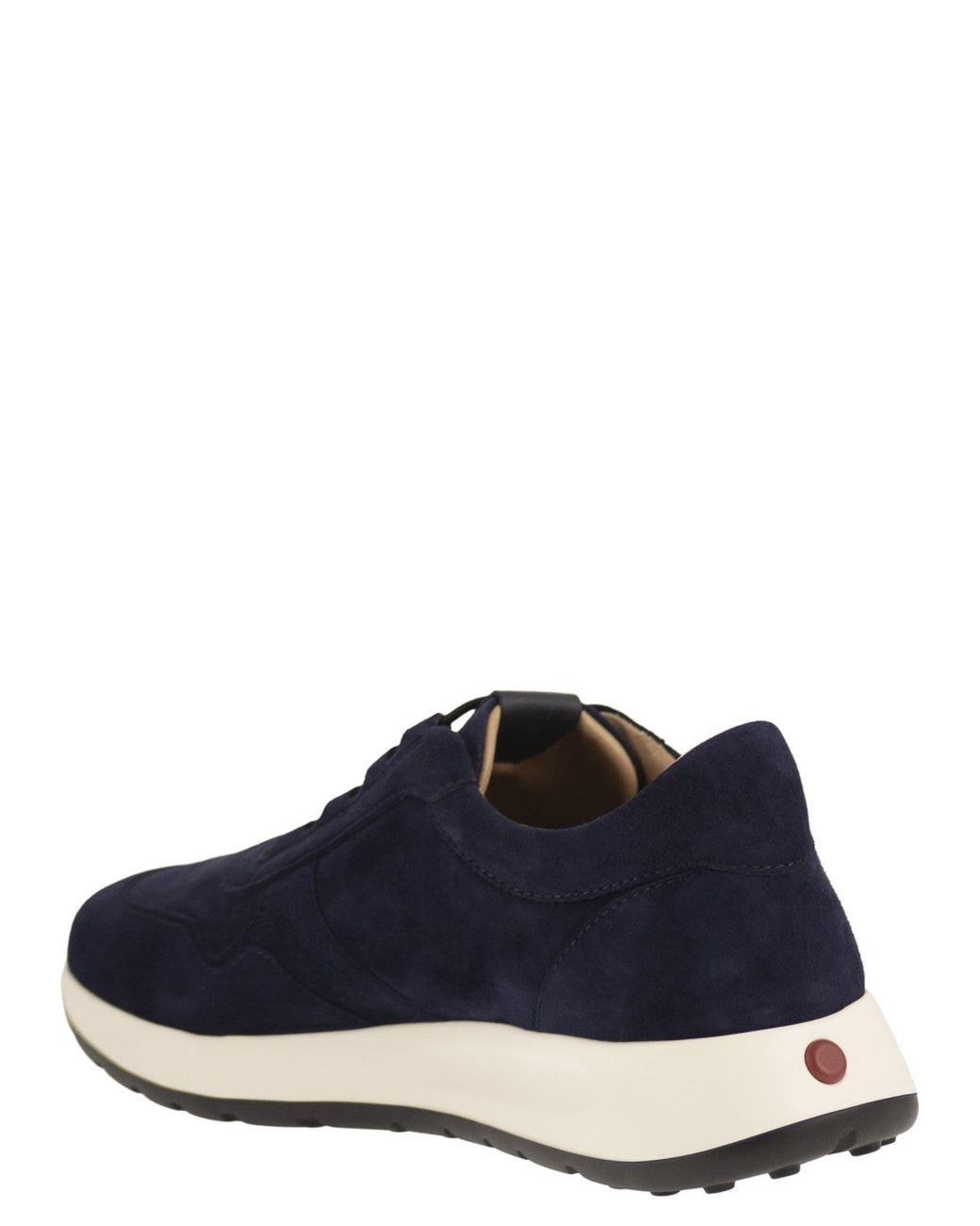 Tod's Blue Goatskin Suede Sneakers