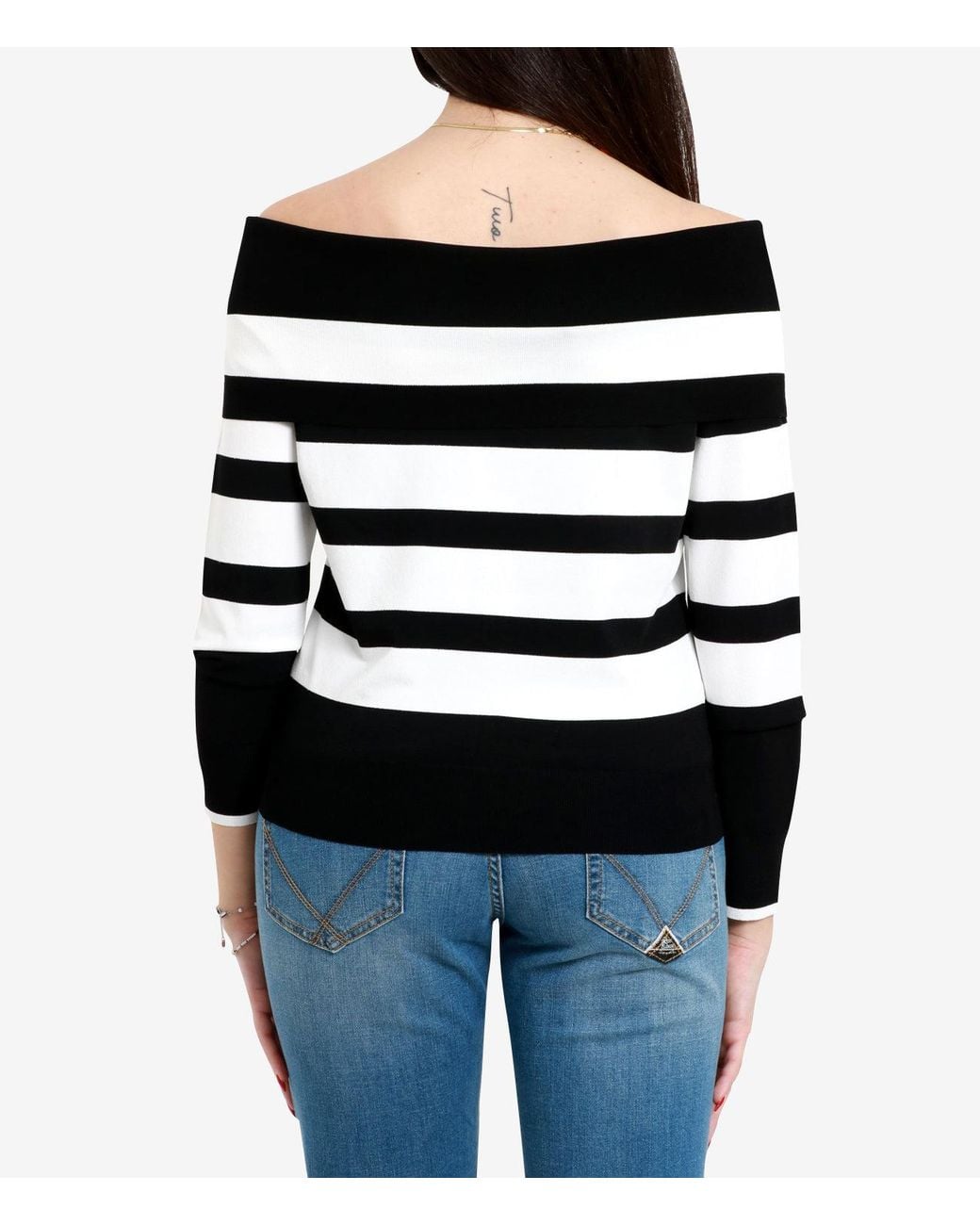 Kaos Truien Wit in het Black