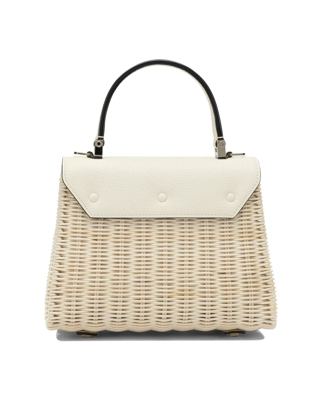 Valextra White "Iside" Handtasche Klein