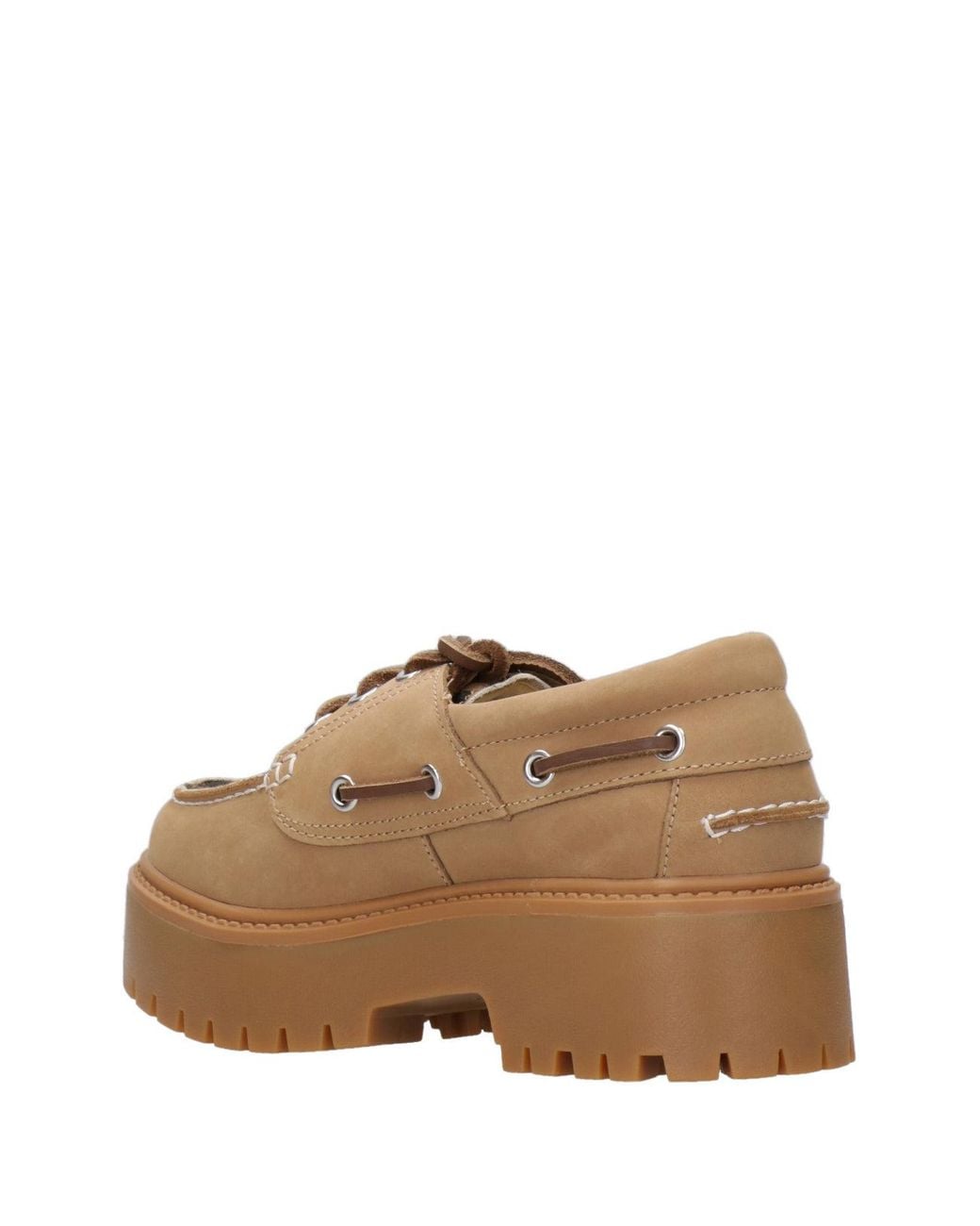 Timberland Brown Flat Shoes Beige