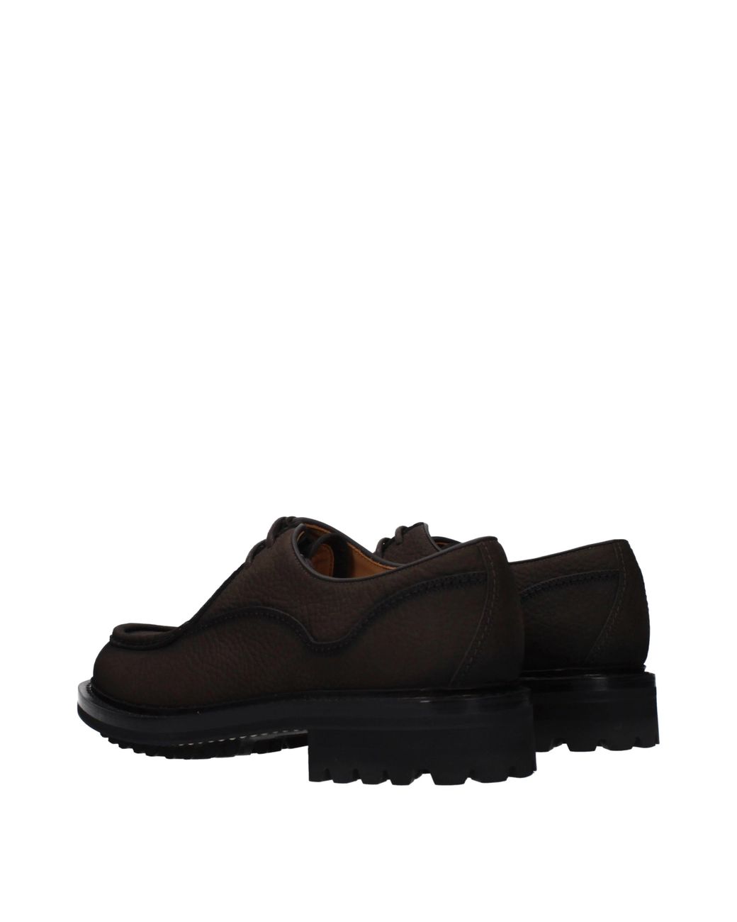 Church's Black Derby Lymington Suede/Ebony