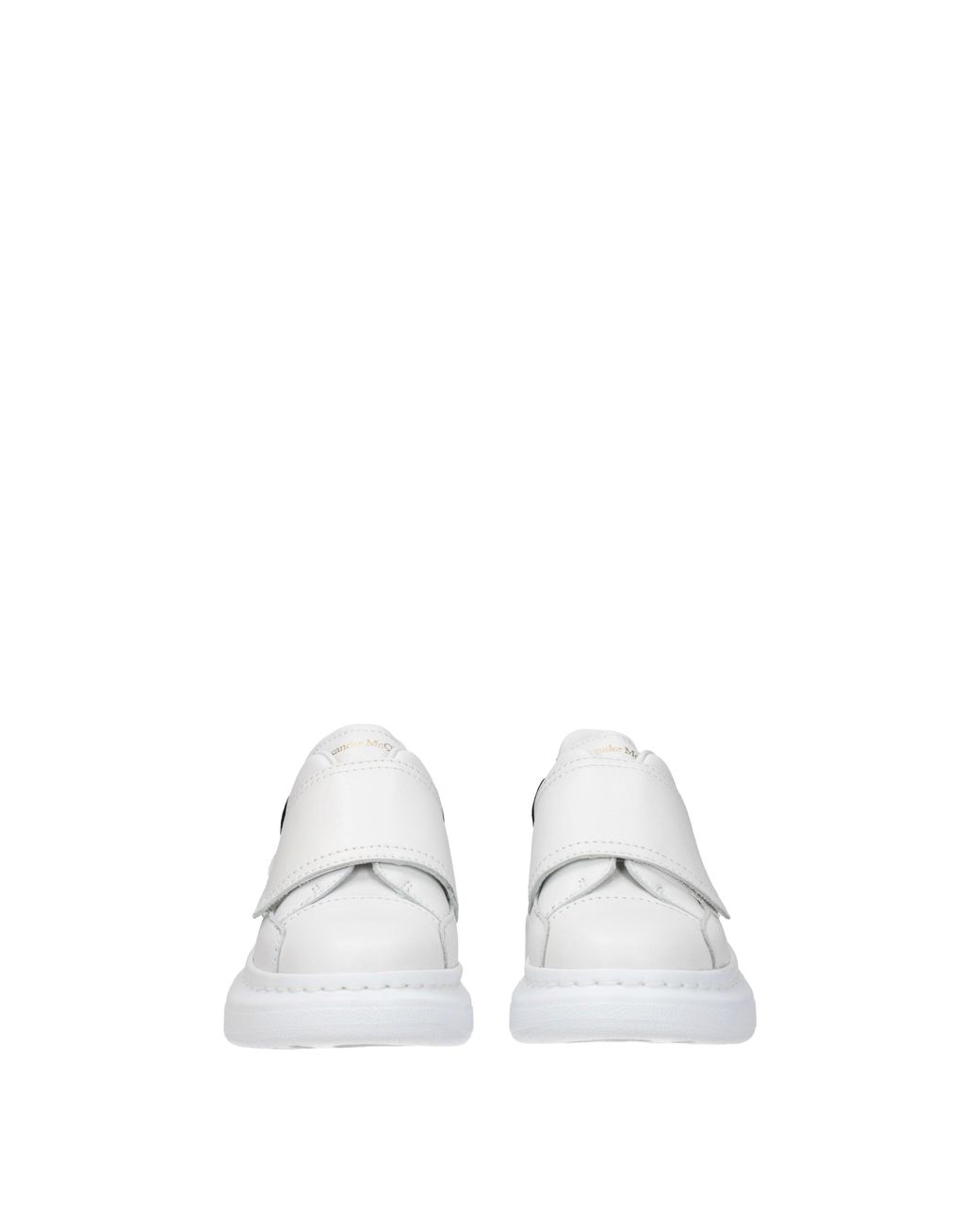 McQueen White Idee Regalo Sneakers Kids Uomo Pelle Bianco/Nero