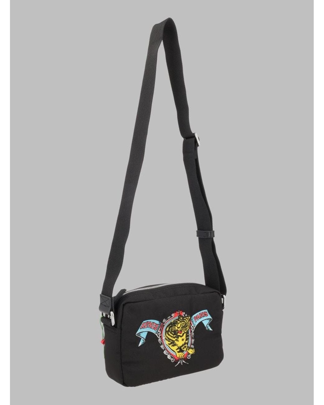 KENZO Gray Borsa A Tracolla Jumping Tiger
