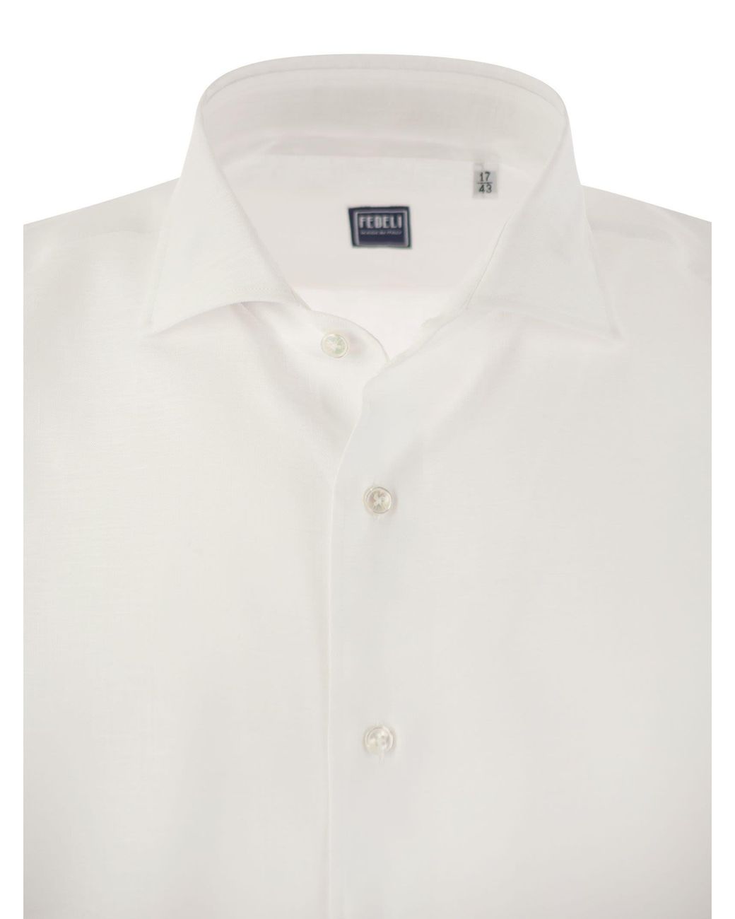 Fedeli White Roby Linen Shirt