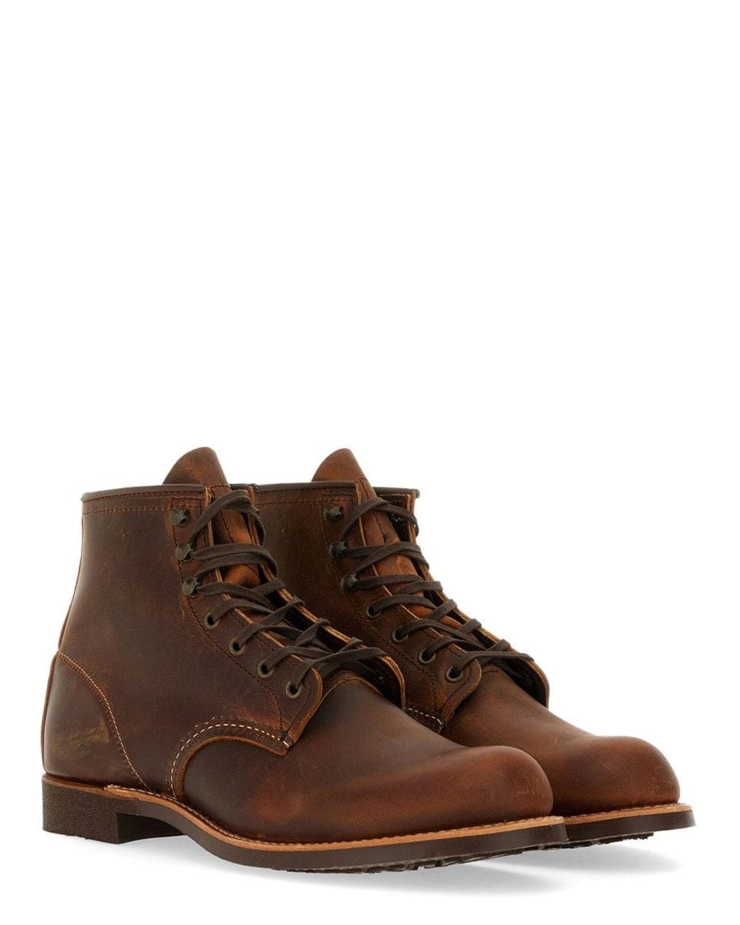 Red Wing Brown Boots Blacksmith Leather for men