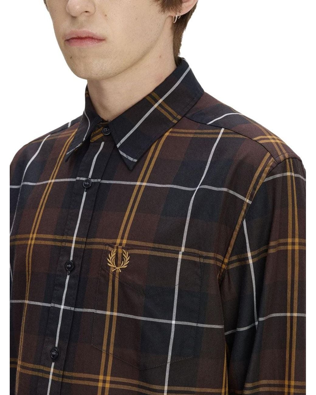 Fred Perry Black Camicia