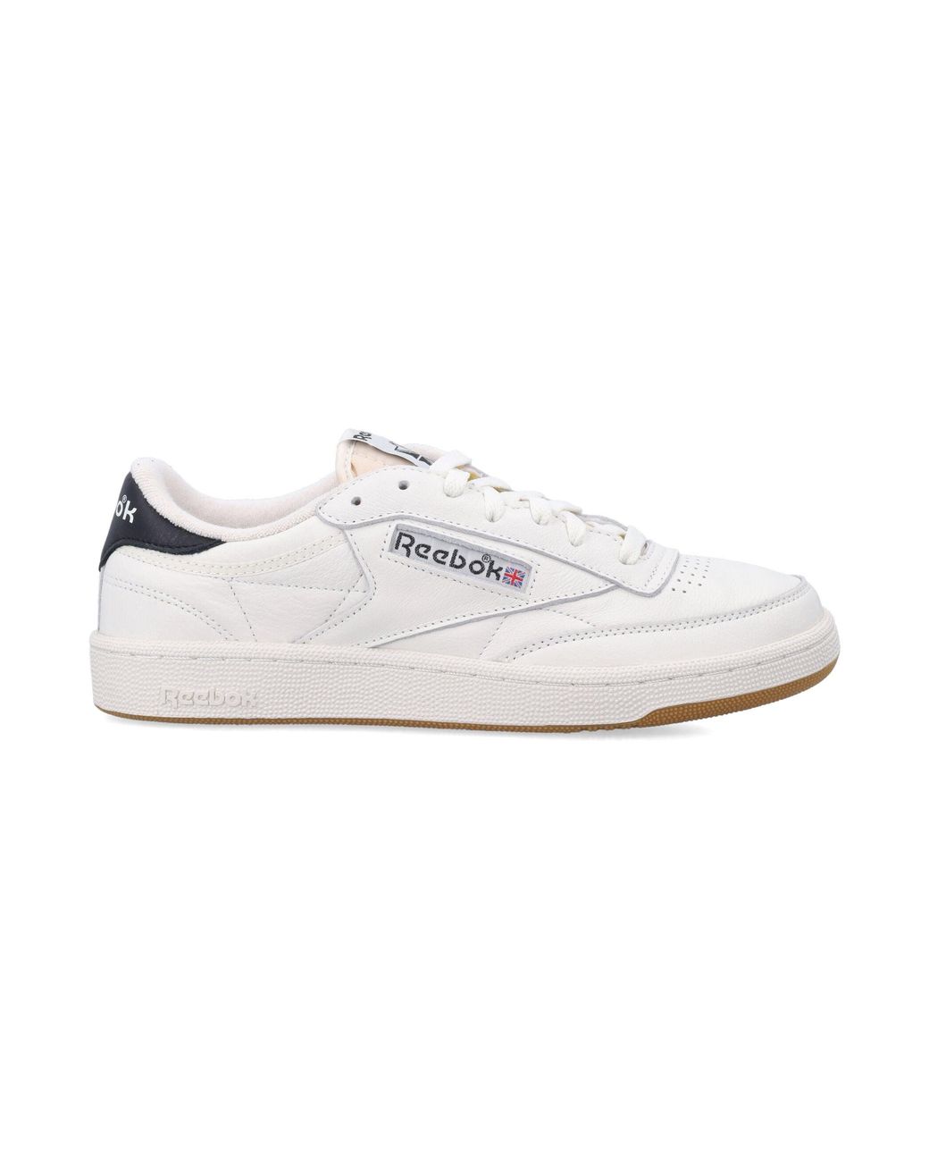 Reebok White Club C 85 Vintage Leather Sneakers