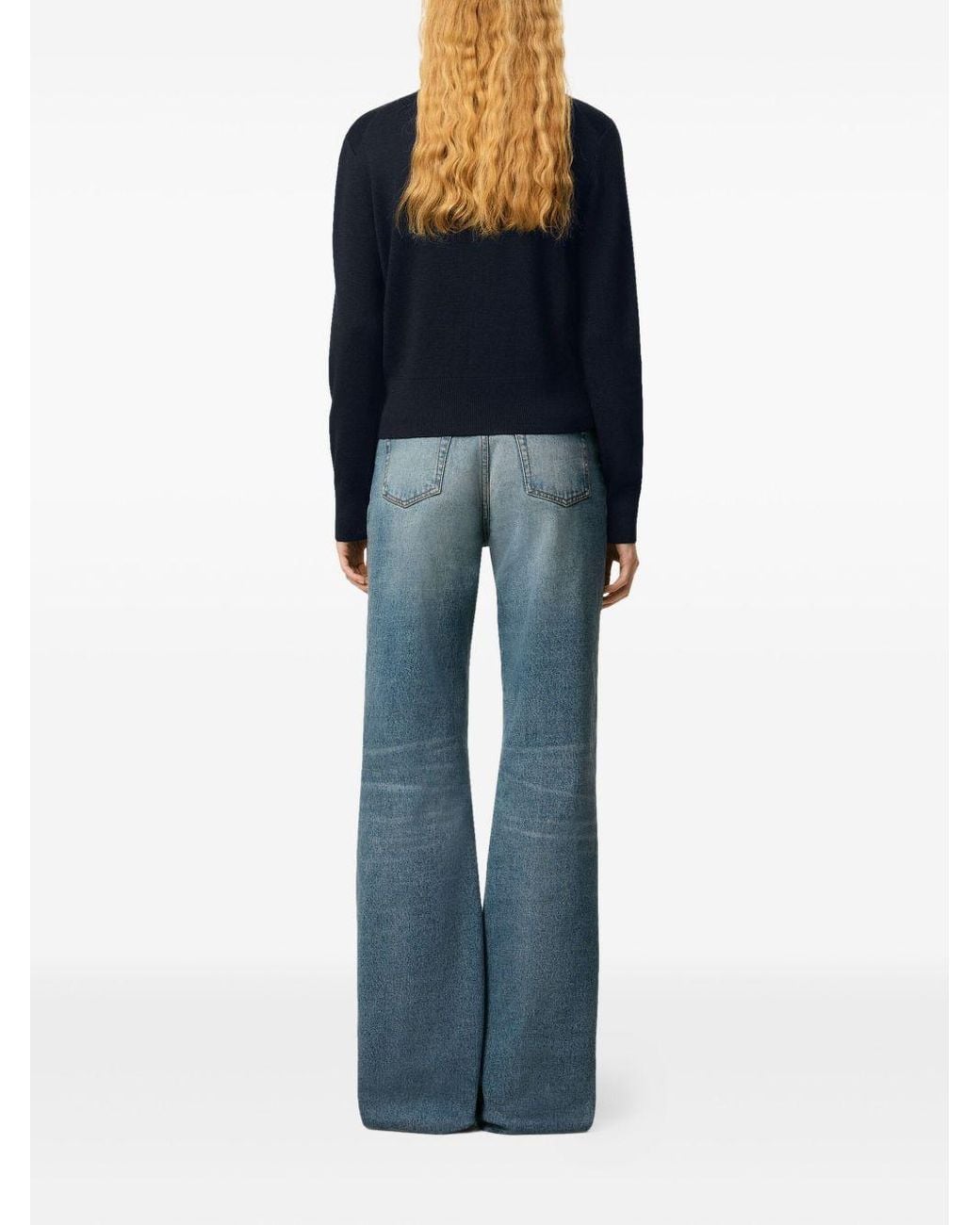 AMI Blue Sweaters And