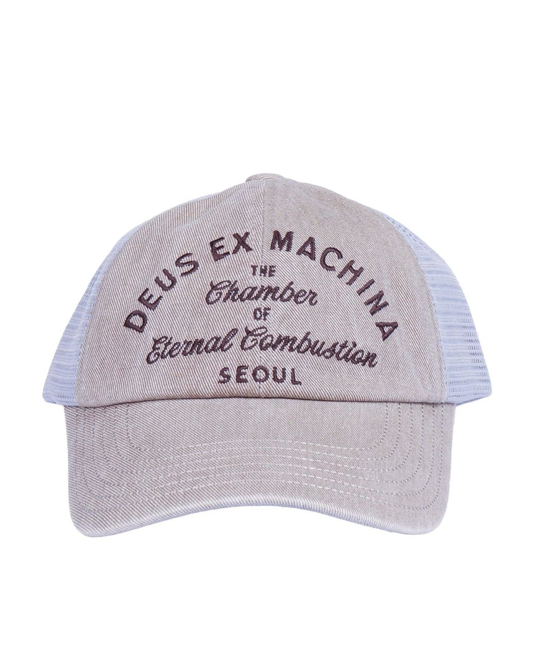Deus Ex Machina Green Seoul Script Address Cap