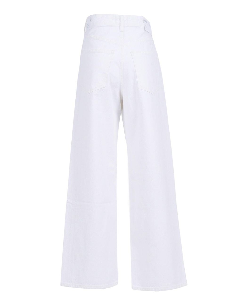 Agolde White Vana Fold Jean