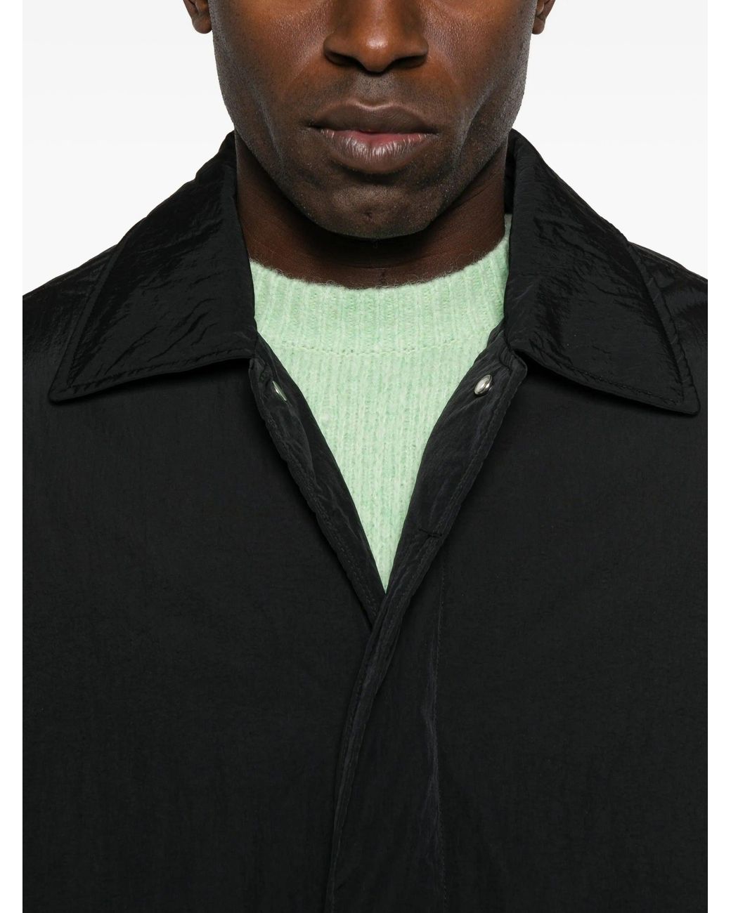 sunflower Relaxed Nylon Coat in Black for Men | Lyst