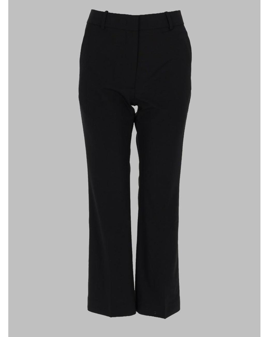 Co. Black Tailored Wide-Leg Trousers