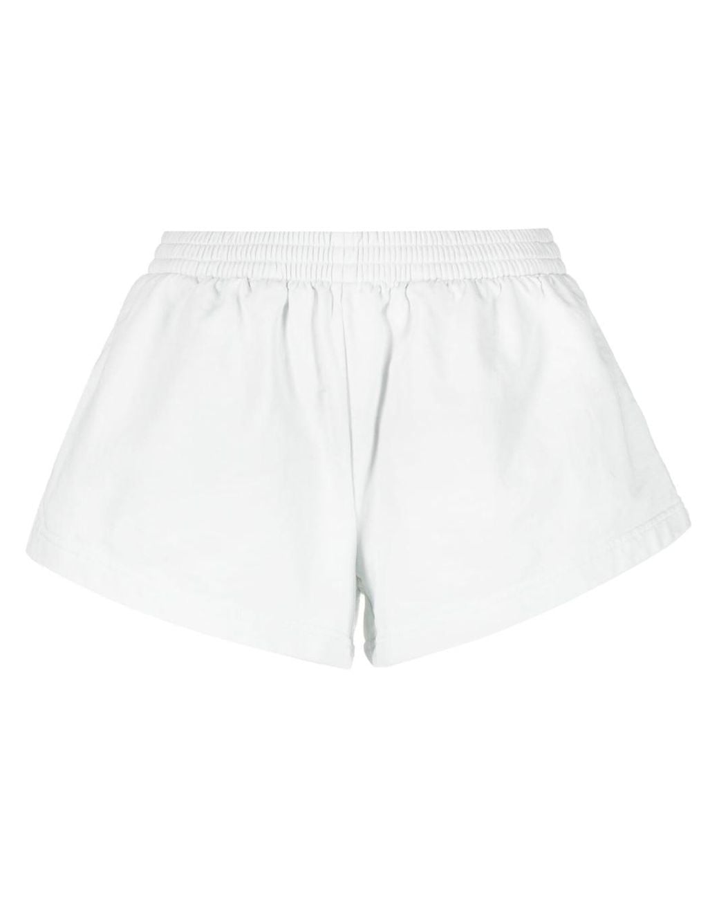 Balenciaga White Cotton Shorts