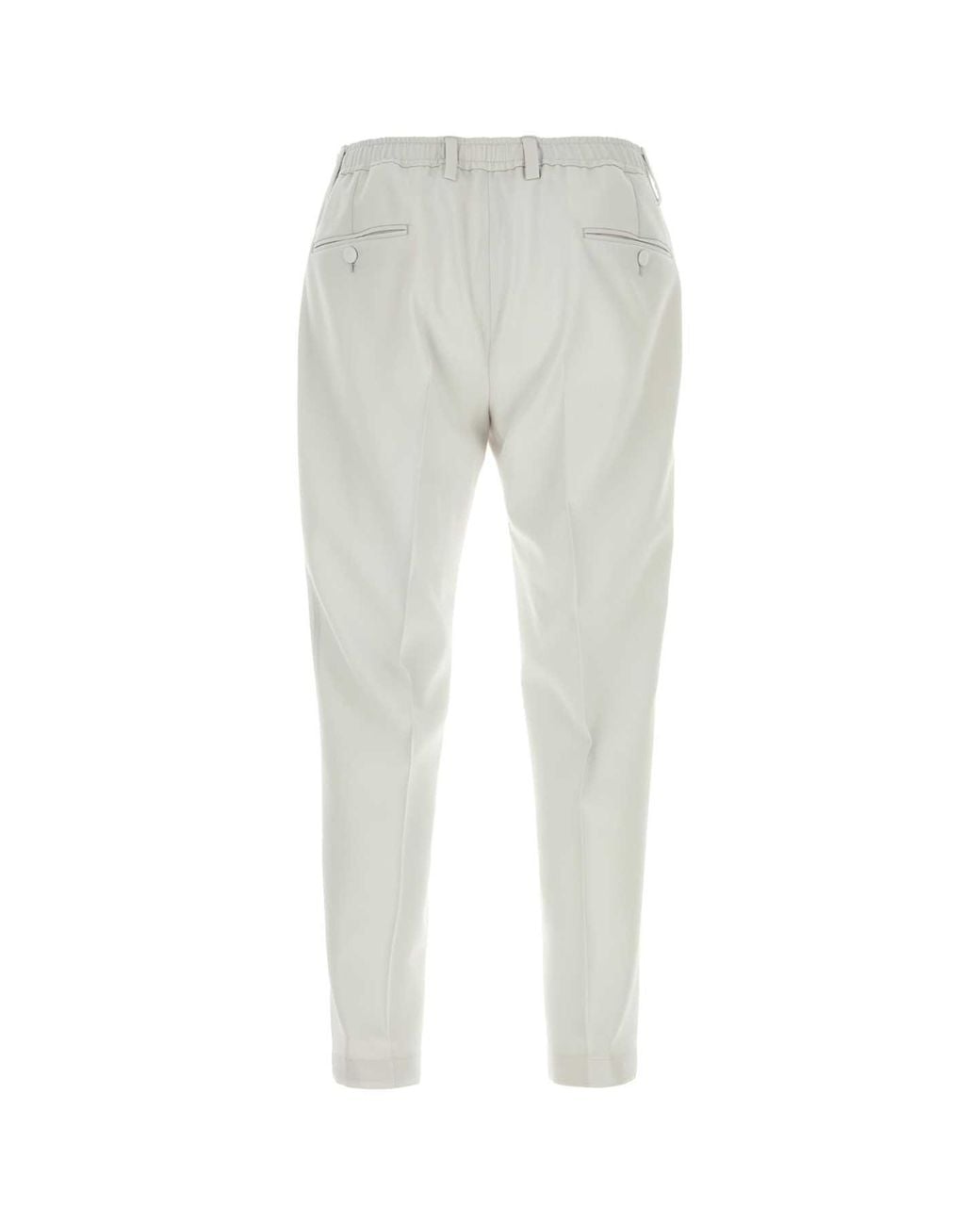 Dolce & Gabbana Gray Chalk Wool Pant for men
