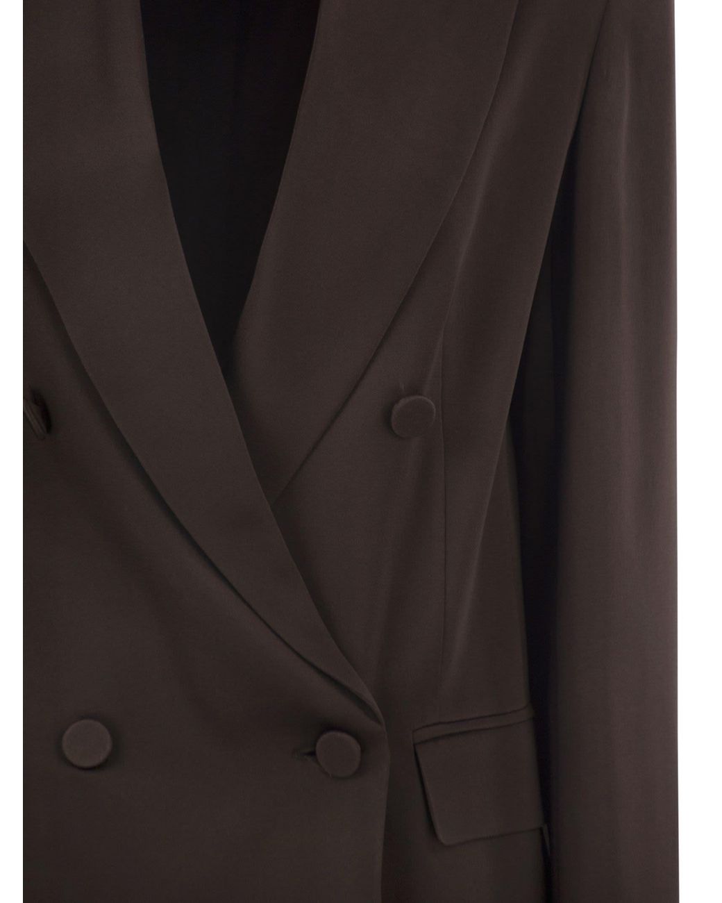 Max Mara Black Maxmara Studio Msearca – Double-Breasted Blazer