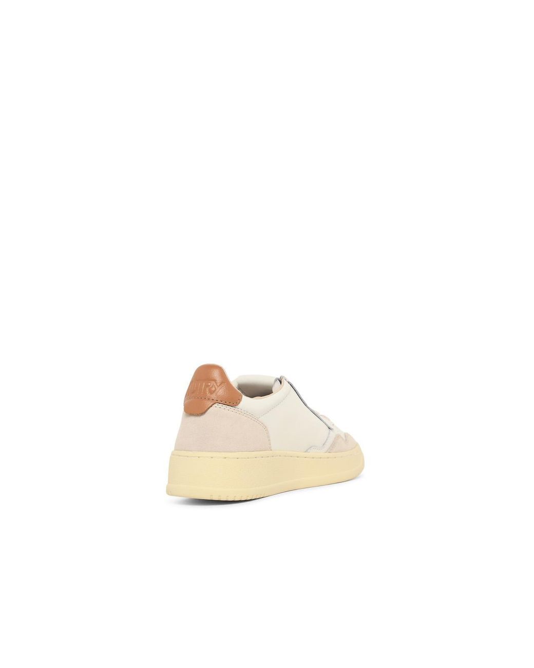 Autry Natural 'Medalist Low' And Leather Sneakers for men