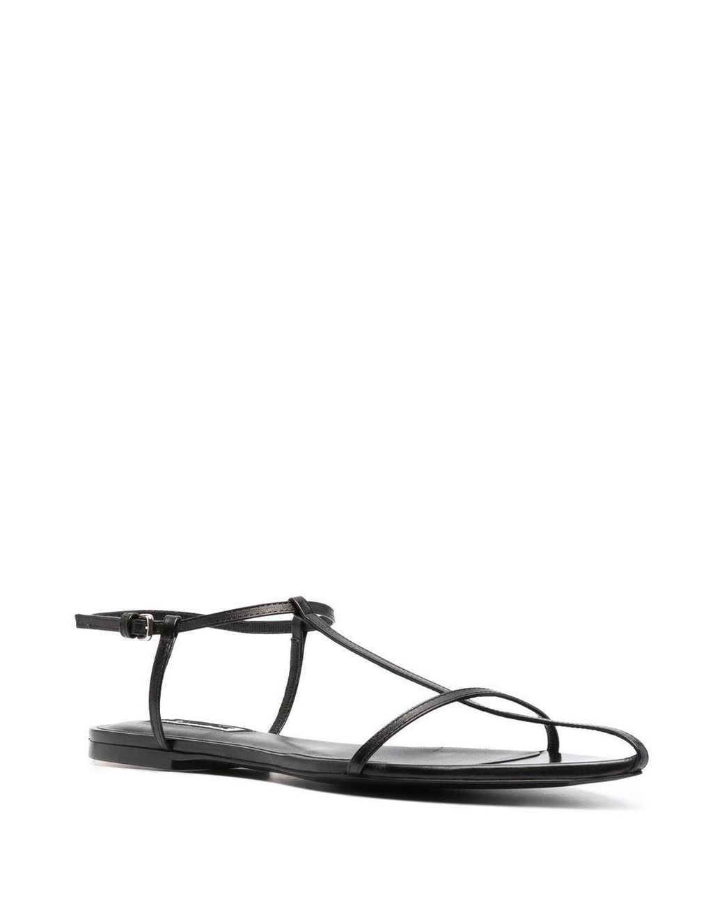 Jil Sander White Leather Sandals