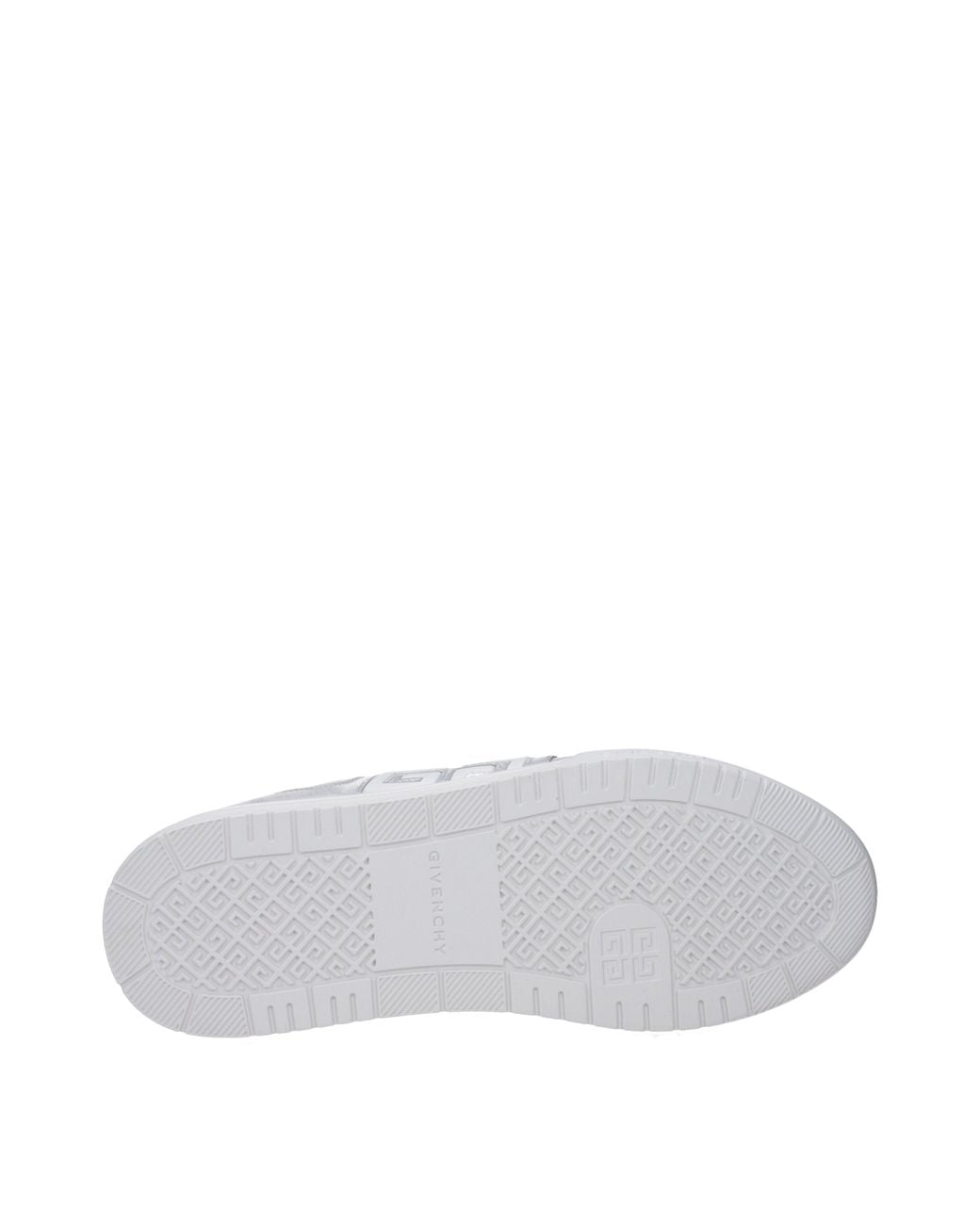 Givenchy White Sneakers Uomo Pelle Bianco/Argento for men