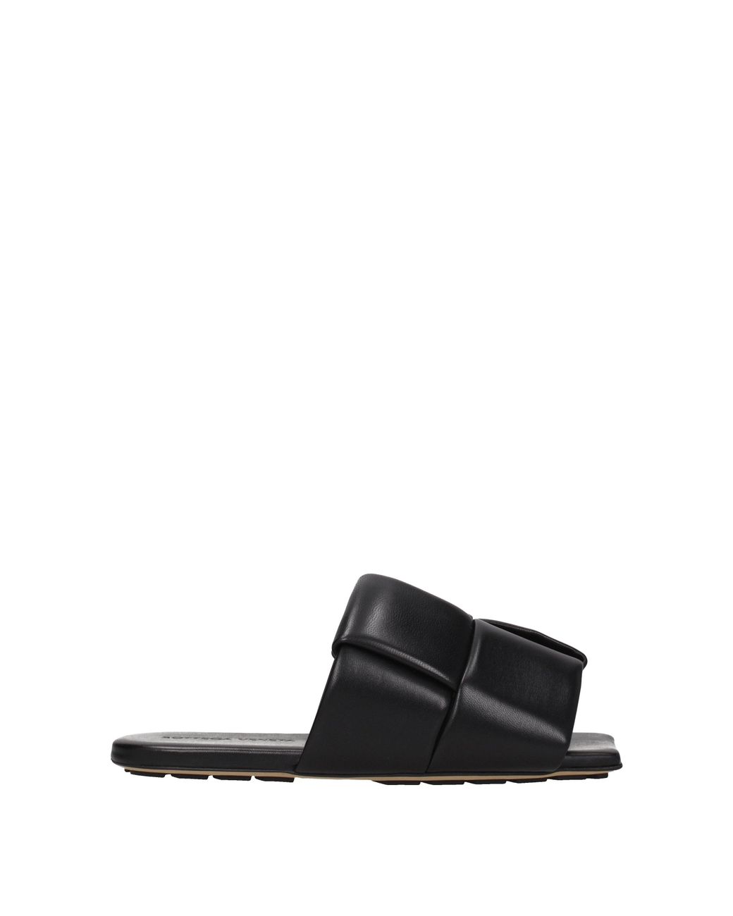 Bottega Veneta Black Slippers And Clogs Leather