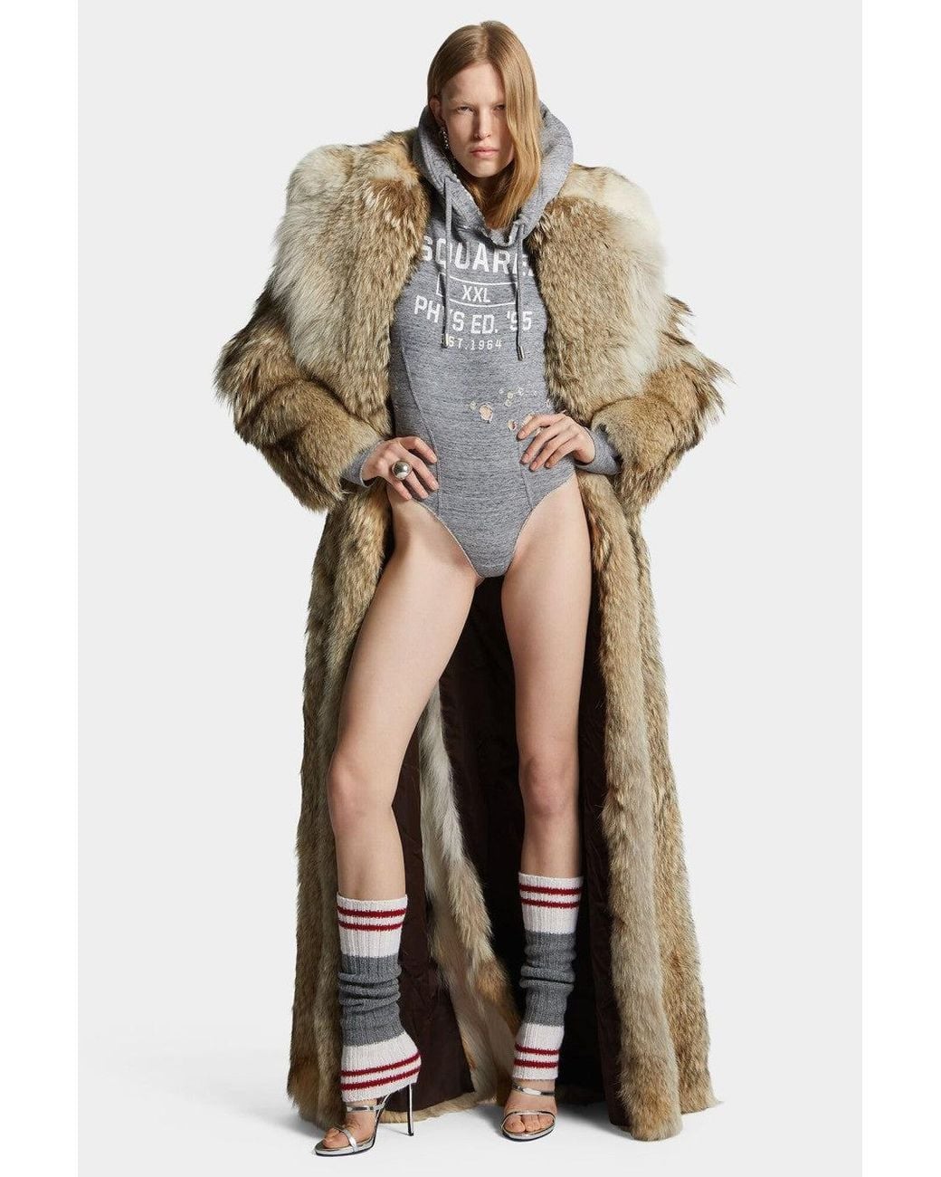 DSquared² Sweatbodysuit in het Gray