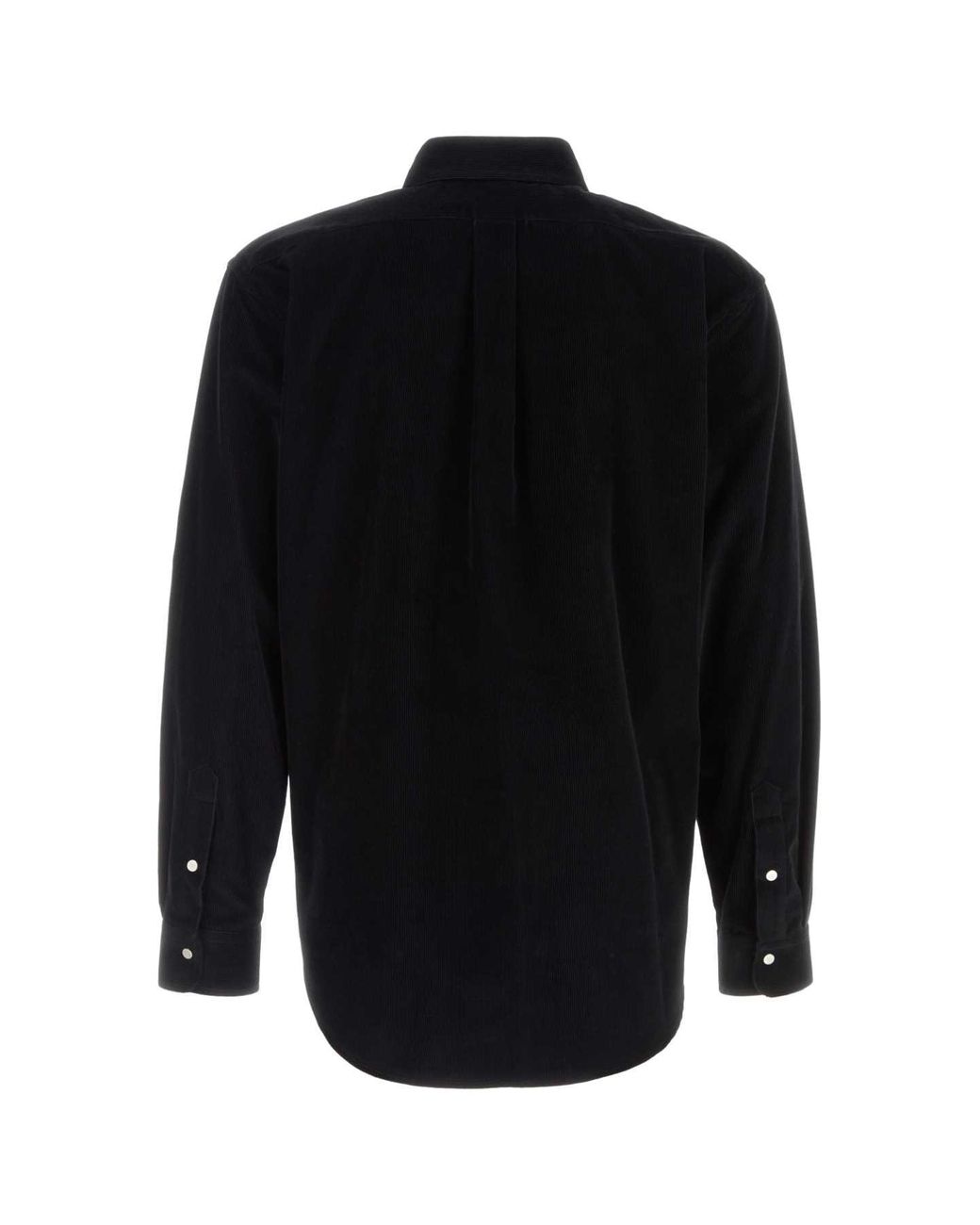 Fendi Black Corduroy Shirt for men