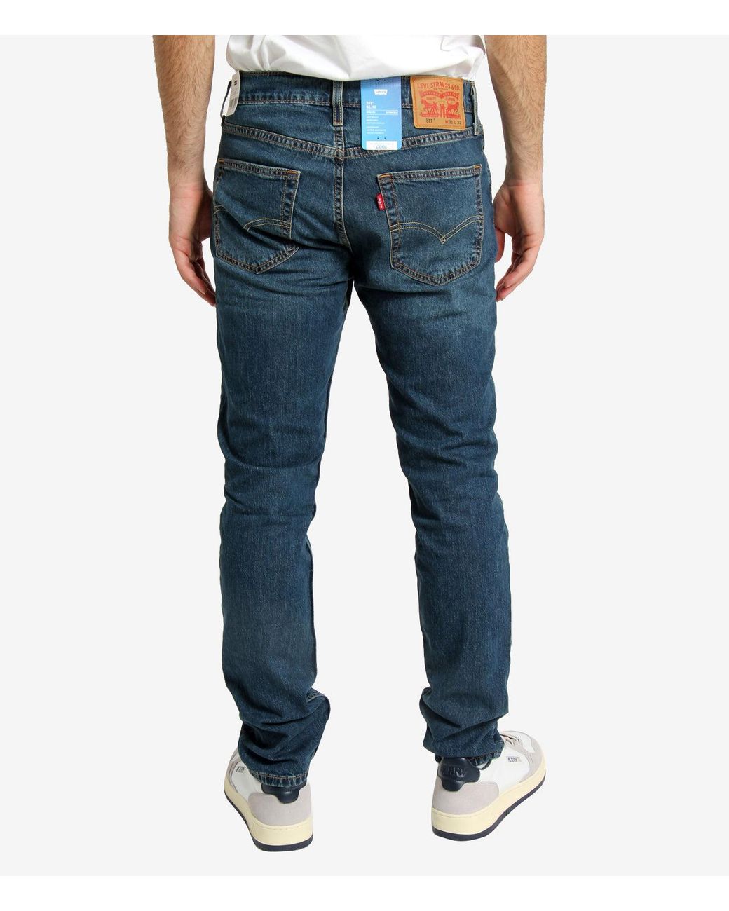 Levi's Jeans Donker Denim in het Blue
