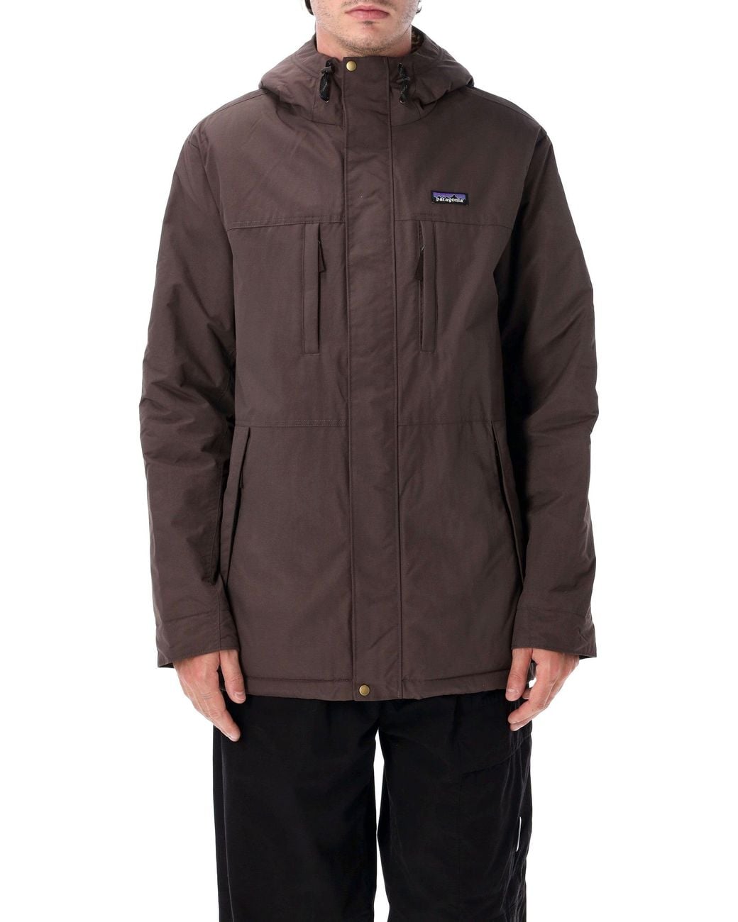 Patagonia Brown Isthmus Hooded Parka for men