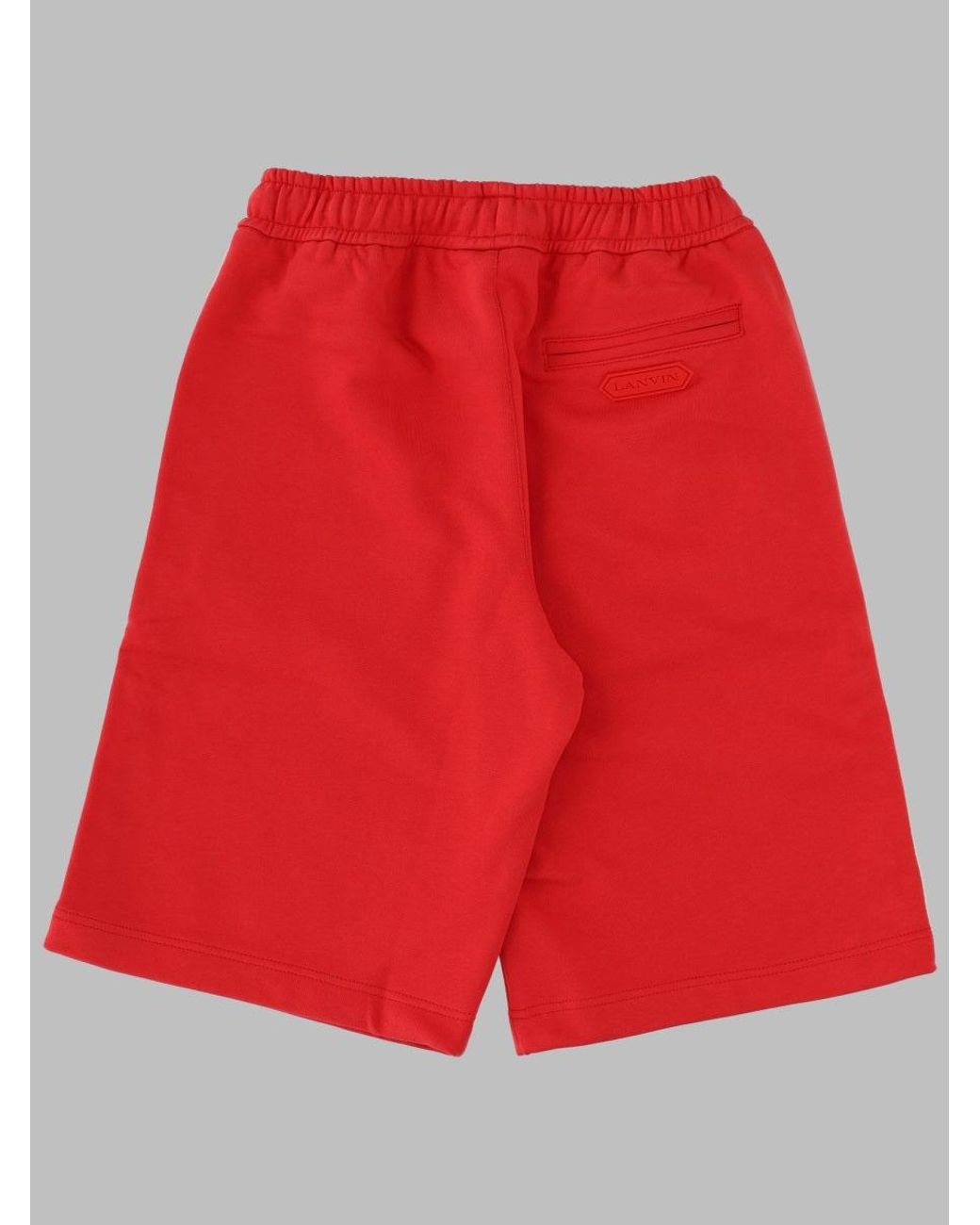 Lanvin Red Bermuda