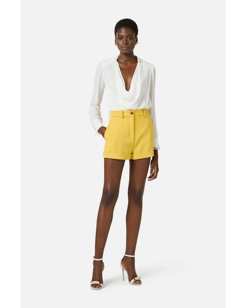 Elisabetta Franchi White Elisabetta Franchi Ivory