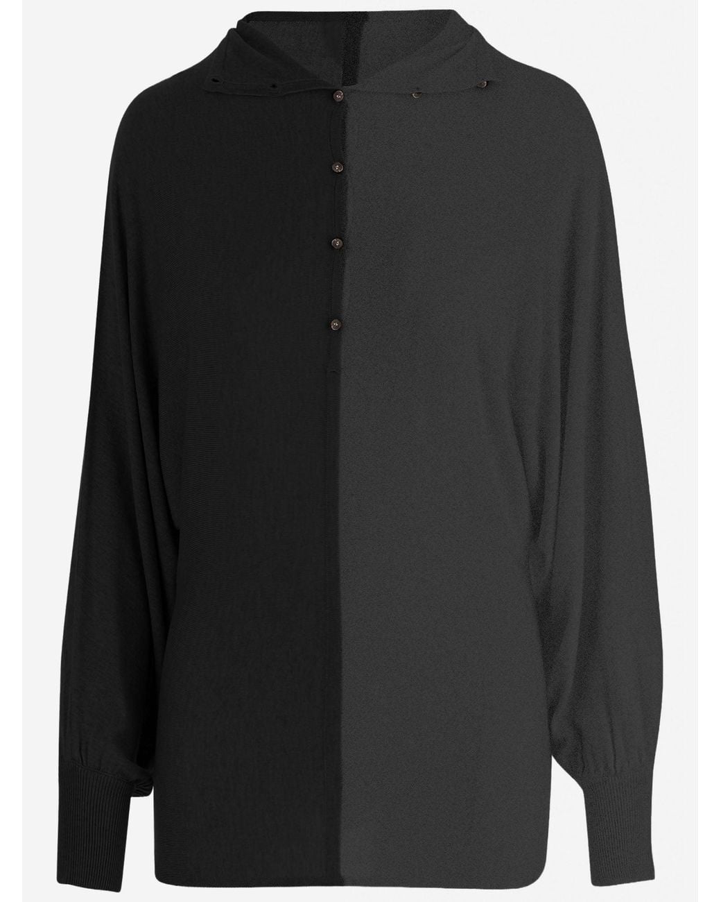 Jacquemus Black Diamond Patterned Knitted Polo Shirt