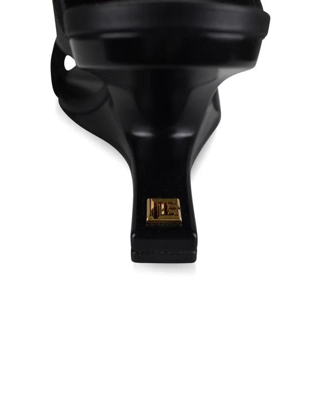 Balmain Black Anthem No Wedge Sandals