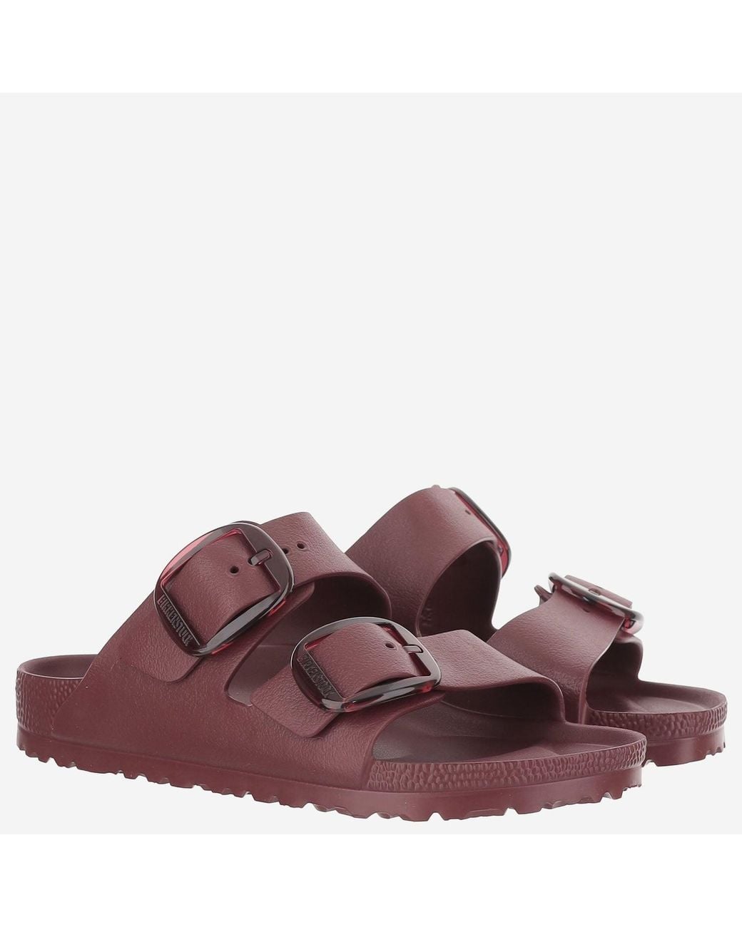Birkenstock Red Arizona Big Buckle Sandals
