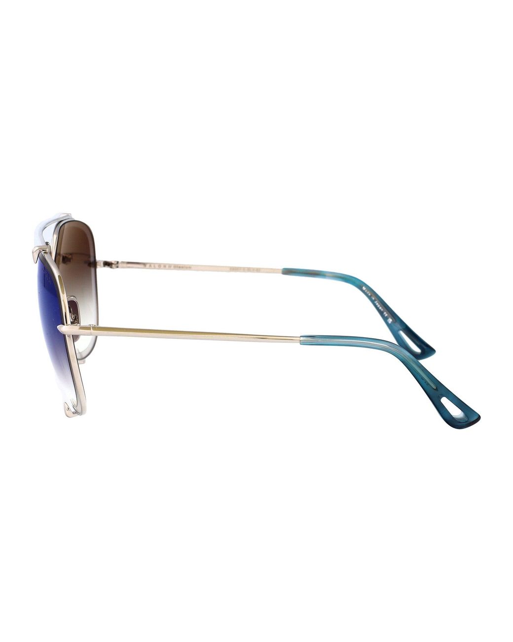 Dita Eyewear Blue Aviator Sunglasses 23007 E Slv Slv