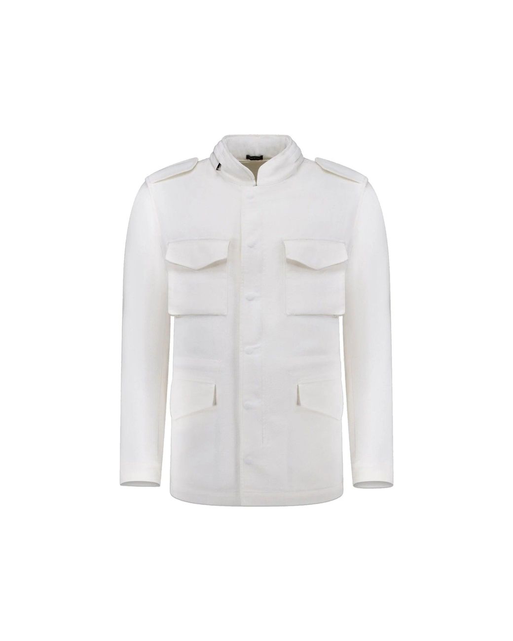 AUTORE White Cotton Field Jacket