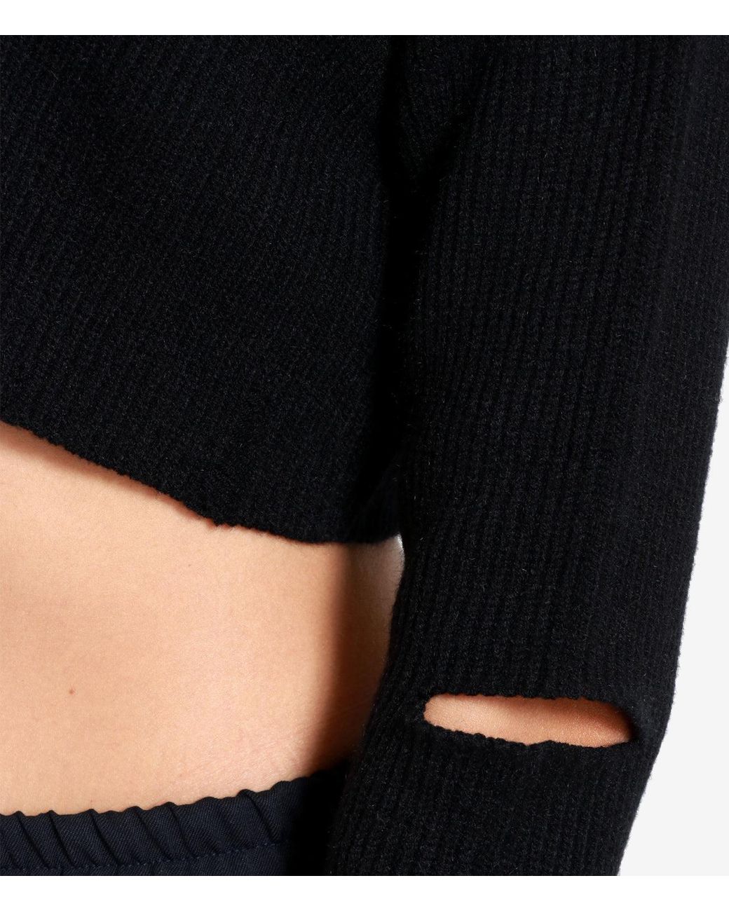 A PAPER KID Black Sweaters