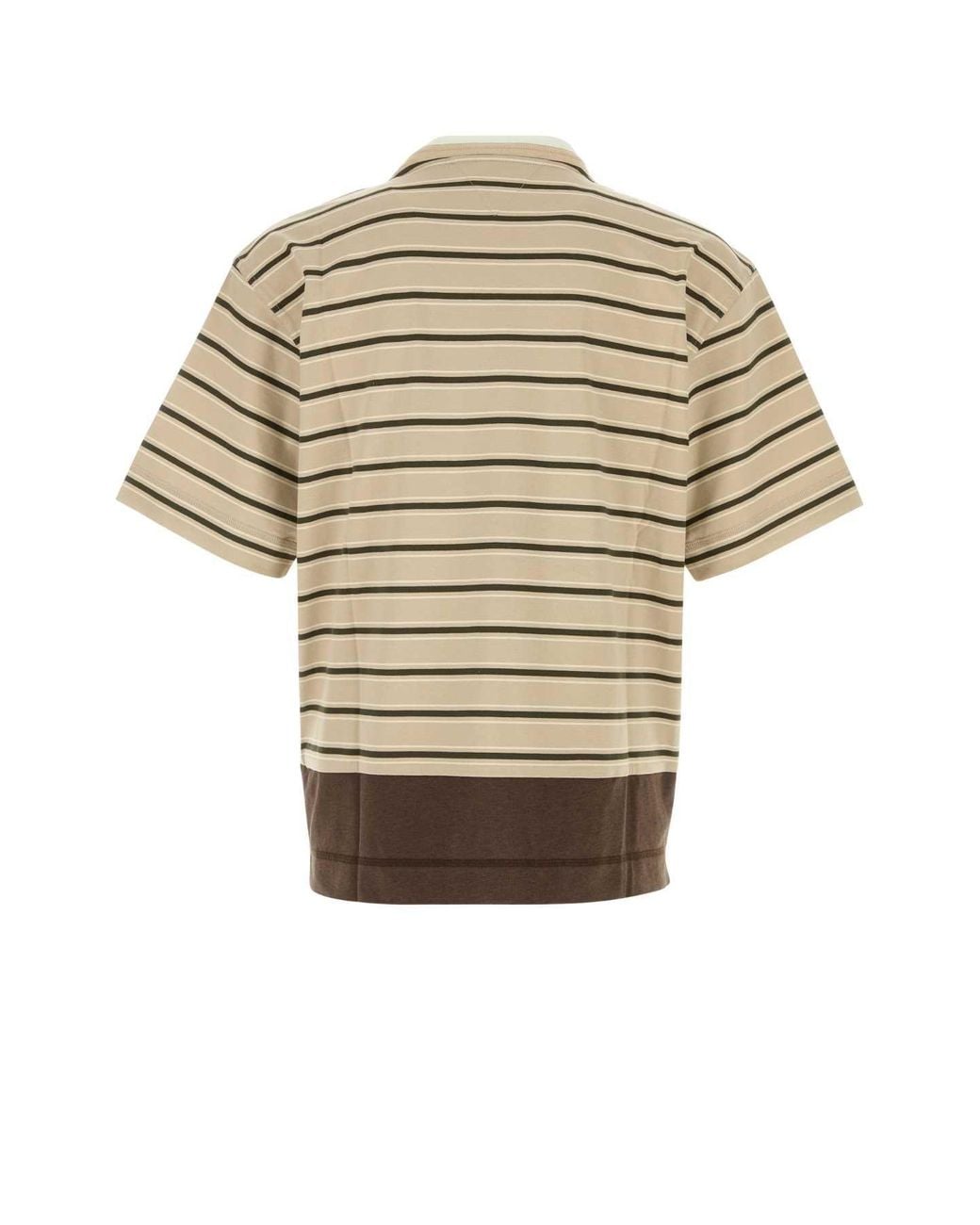 Bottega Veneta White Embroidered Cotton T Shirt