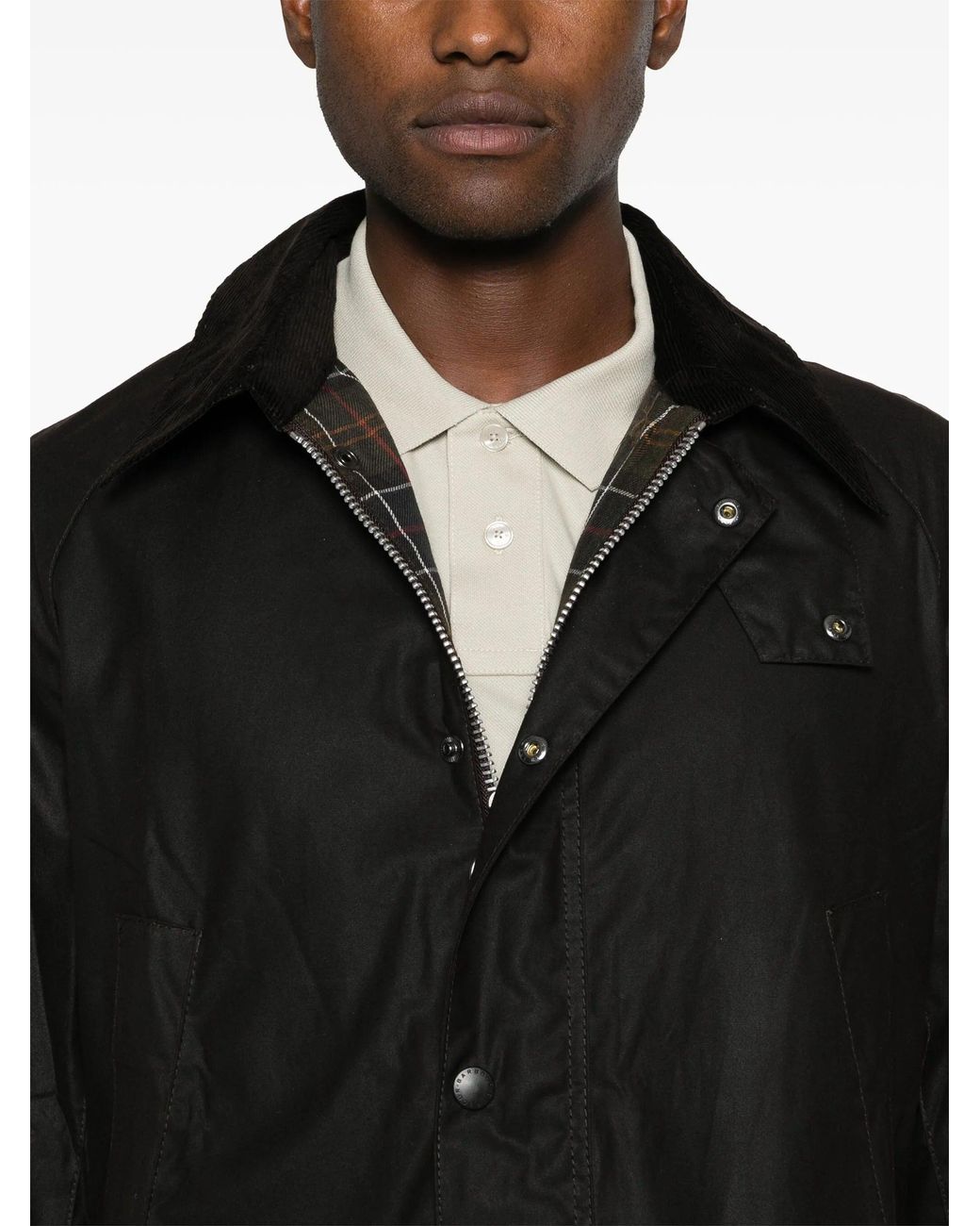 Barbour Black Ashby Wax Jacket