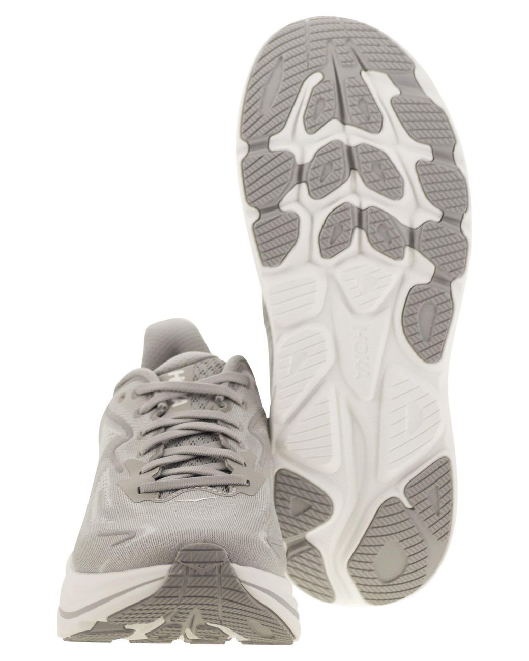 Hoka One One White Clifton 10 for men