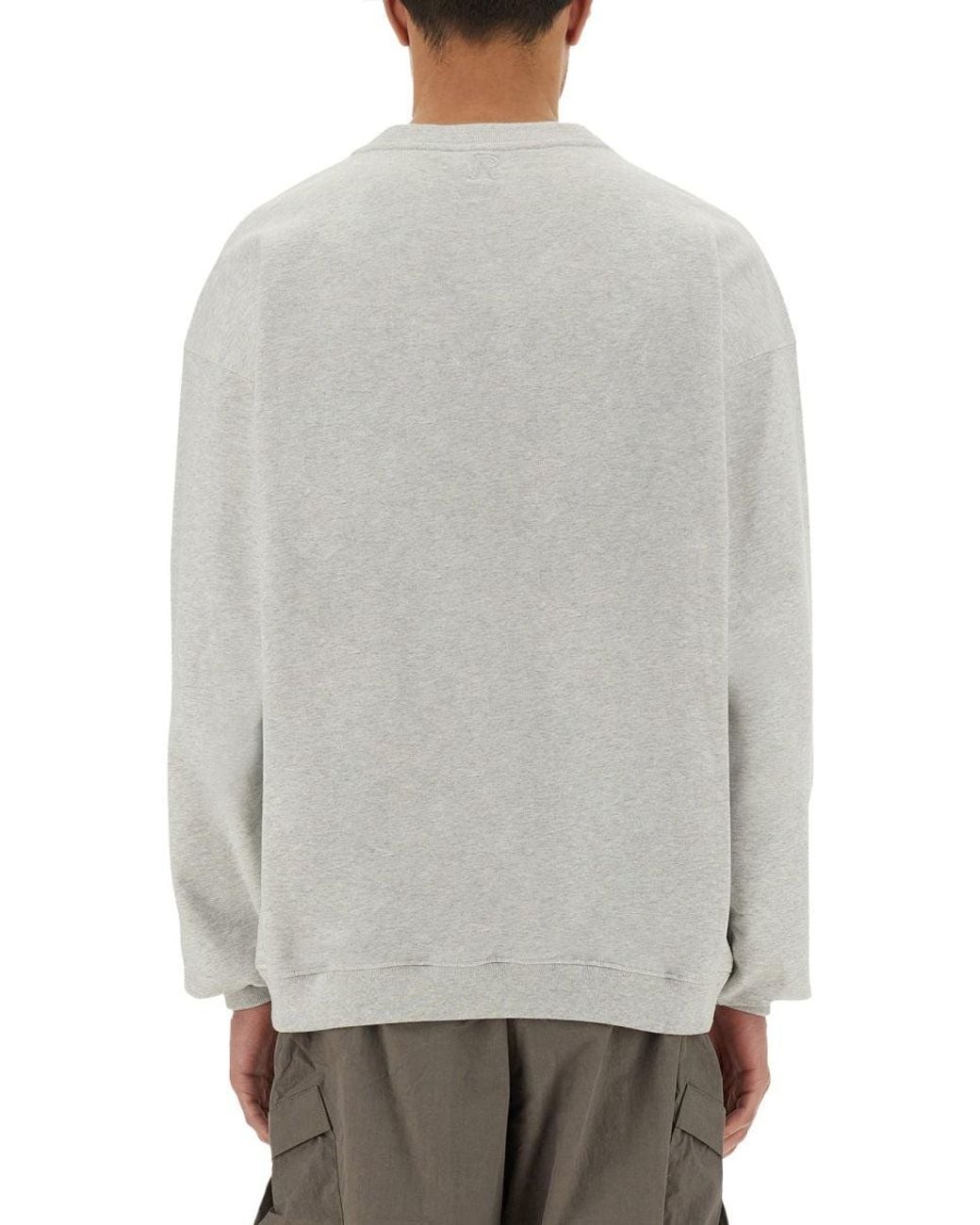 Represent Gray Sweatshirt Initial for men